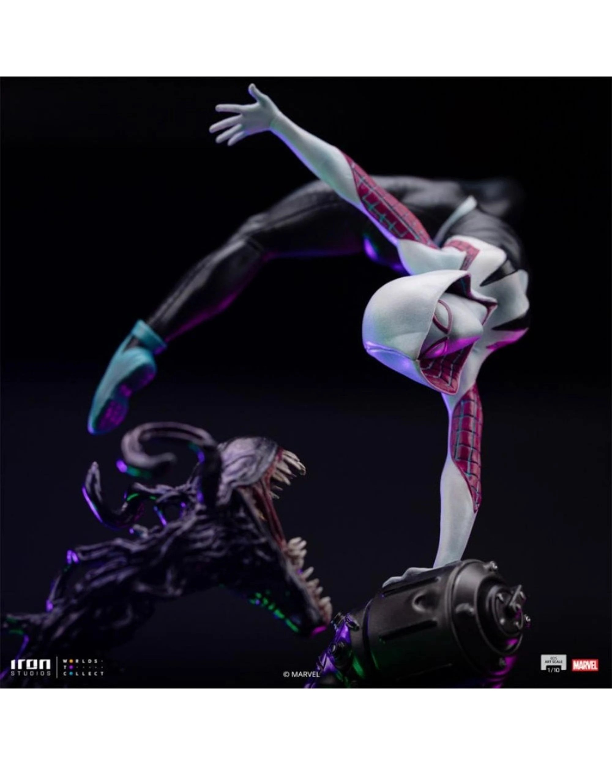 7 Marvel Spider-Man Ghost-Spider 1:10 Scale Statue, 7 of 9