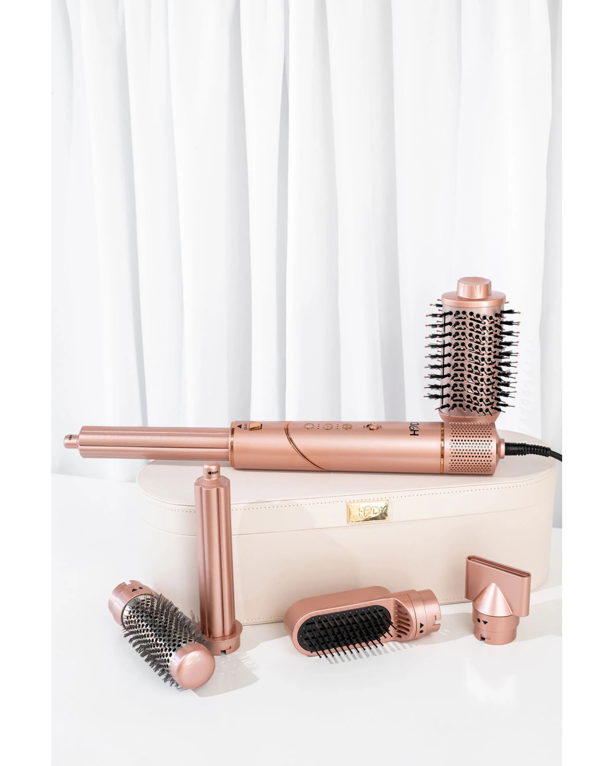 7 H2D 6-in-1 Ultra Styler Hair Styling Tool in Rose Gold, 7 of 10