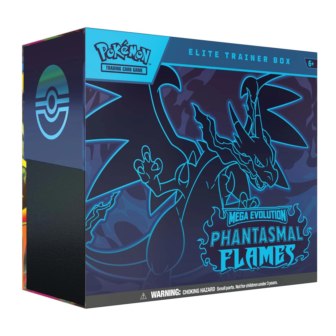 1 Pokemon Trading Card Game: Mega Evolution - Phantasmal Flames Elite Trainer Box, 1 of 6