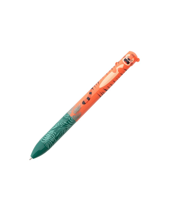 Legami 2 Colour Ballpoint Pen Tiger