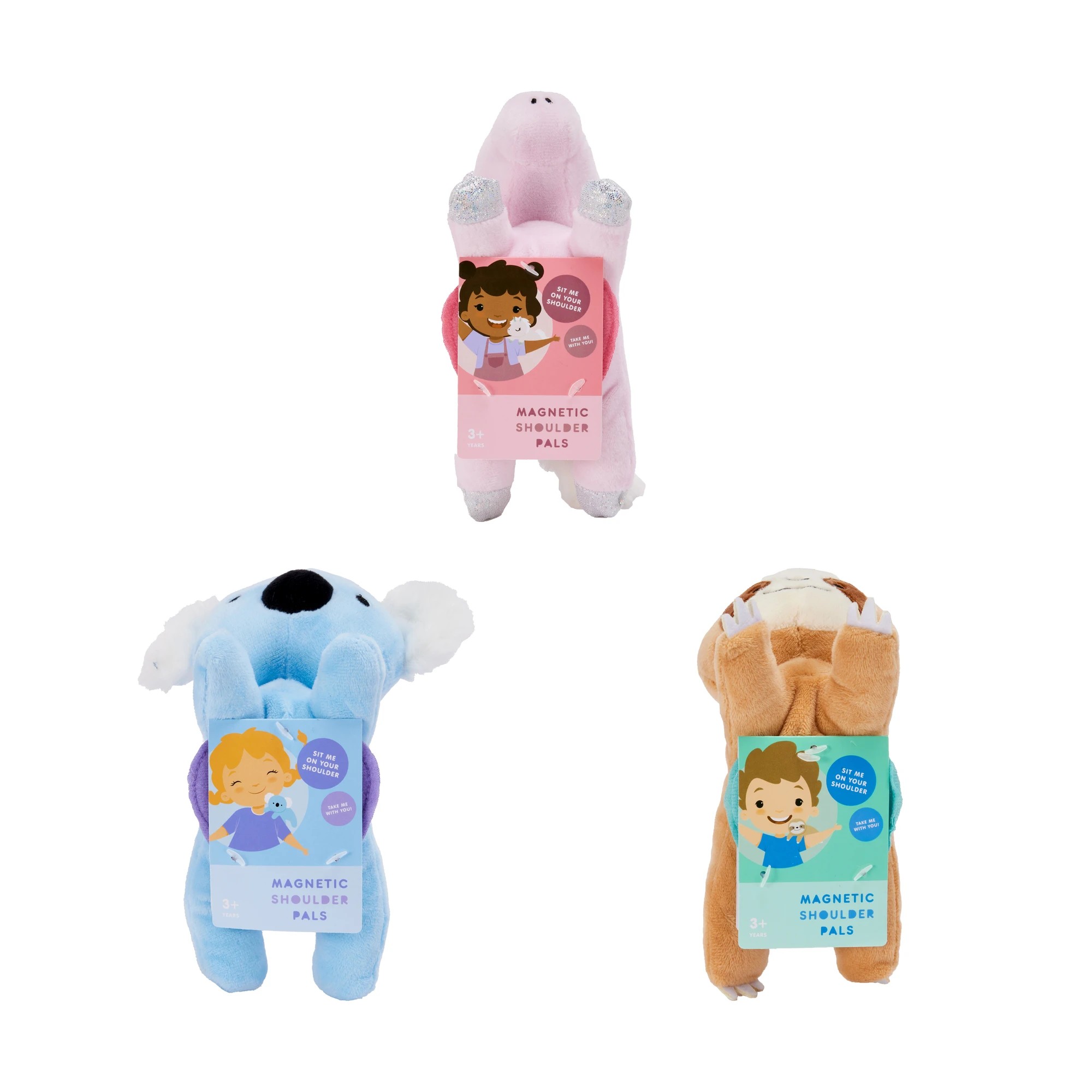 11 Magnetic Shoulder Pals Plush Toy - Assorted, 11 of 11