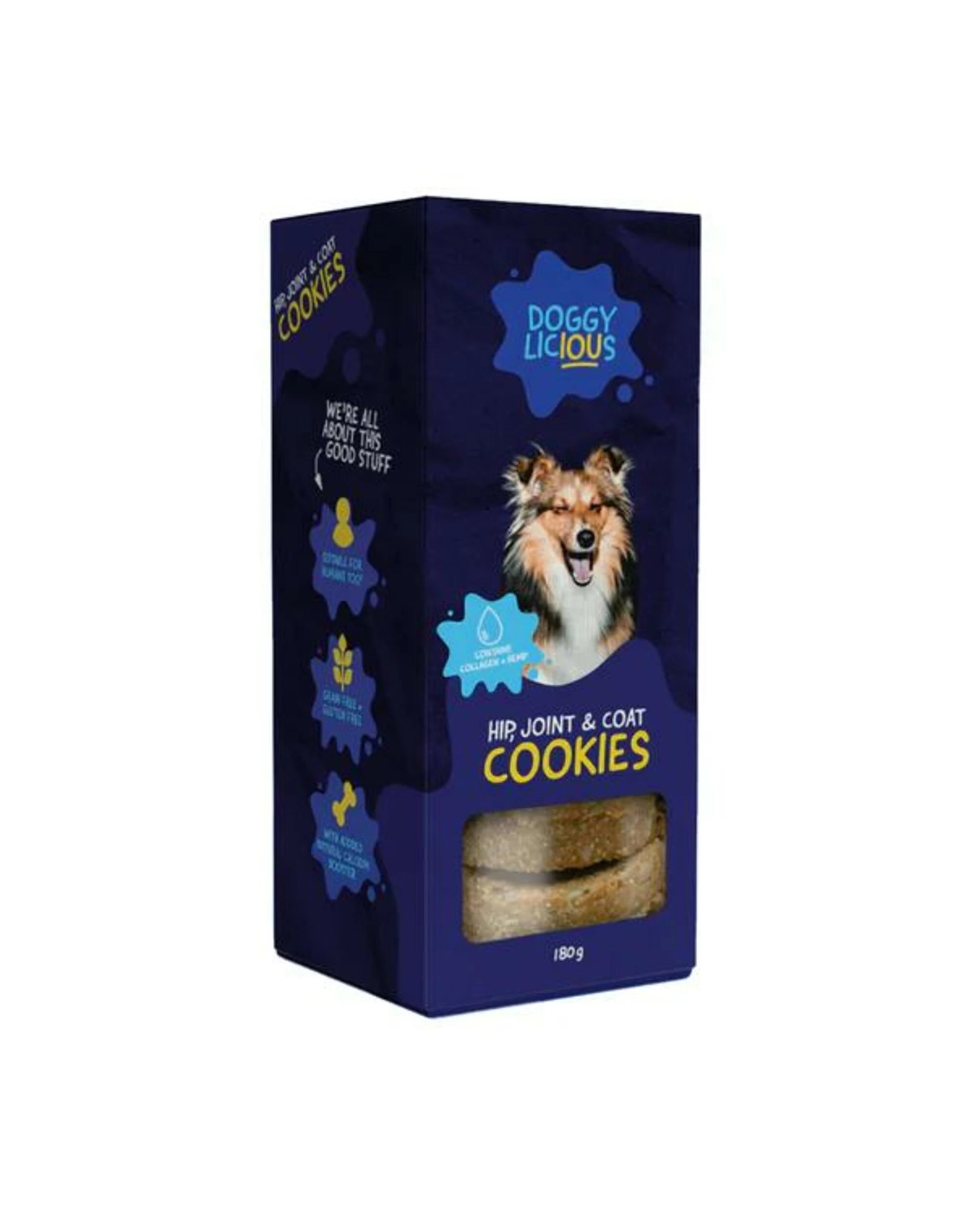 1 Doggylicious Hip Joint And Coat Cookies 180g, 1 of 2