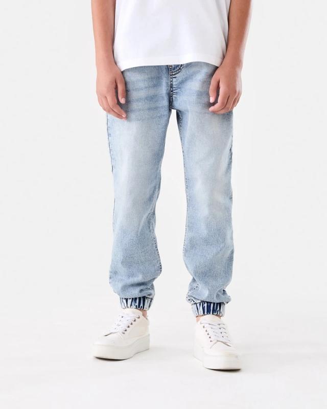 Light Wash Denim Jog
