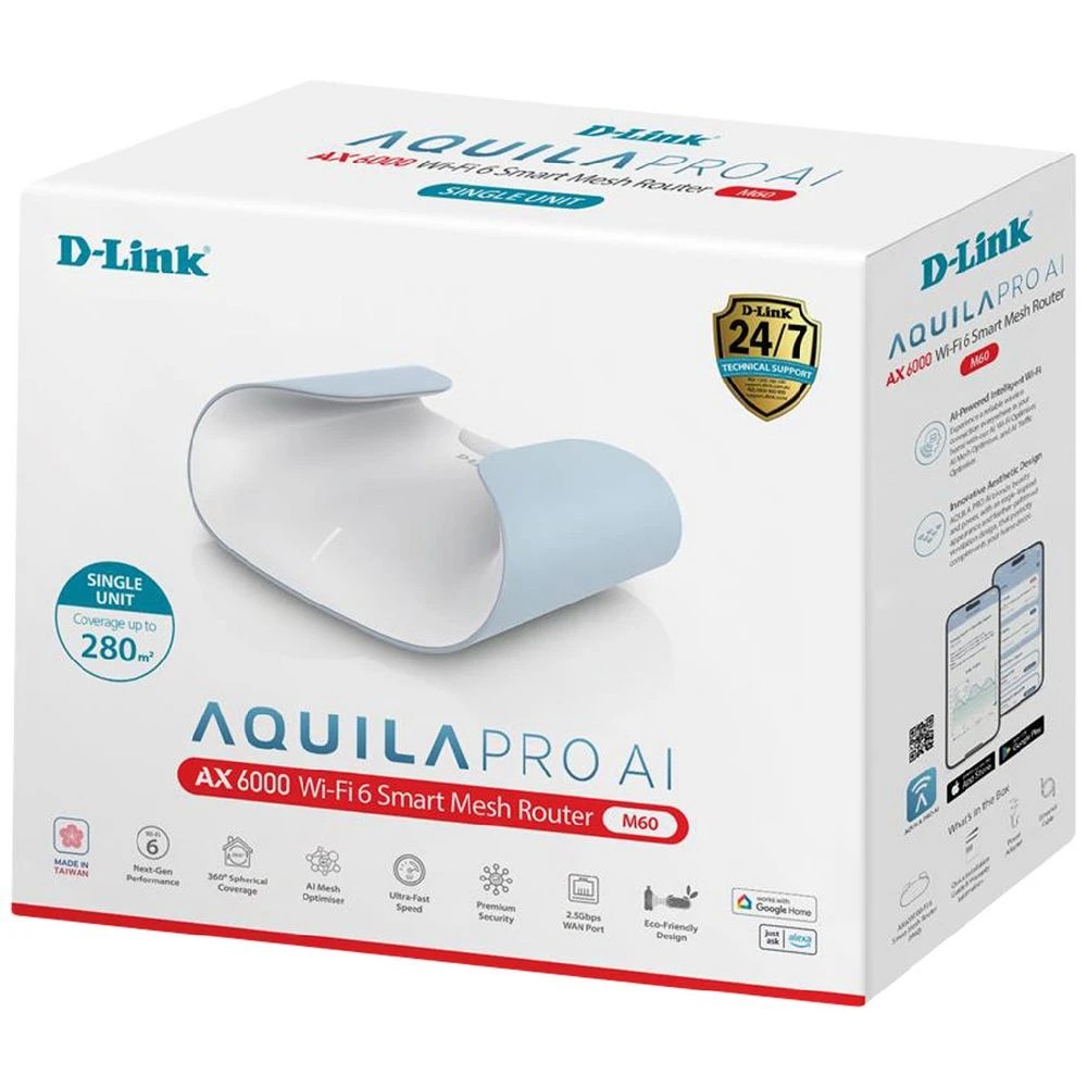8 D-Link M60 AX6000 WiFi Router White, 8 of 8