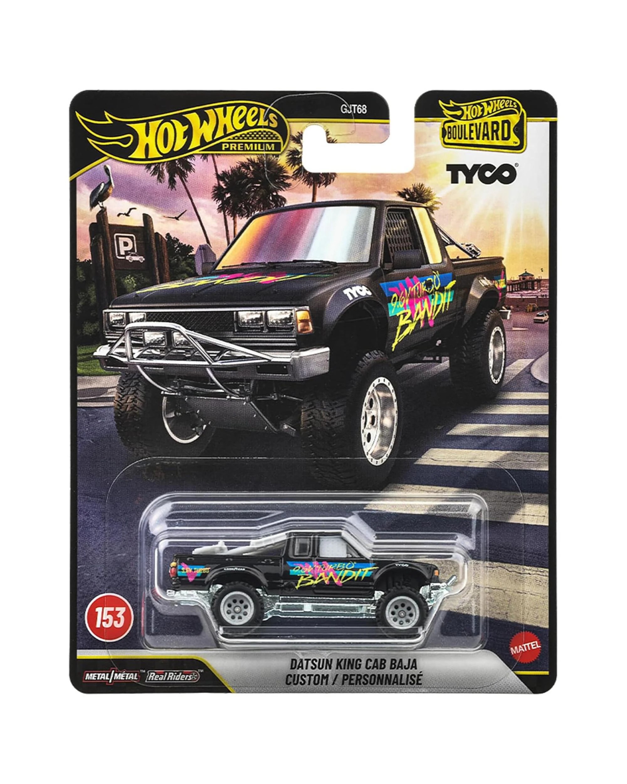 2 Hot Wheels Premium Hot Wheels Boulevard Datsun King Cab Baja Custom Diecast Vehicle, 2 of 4