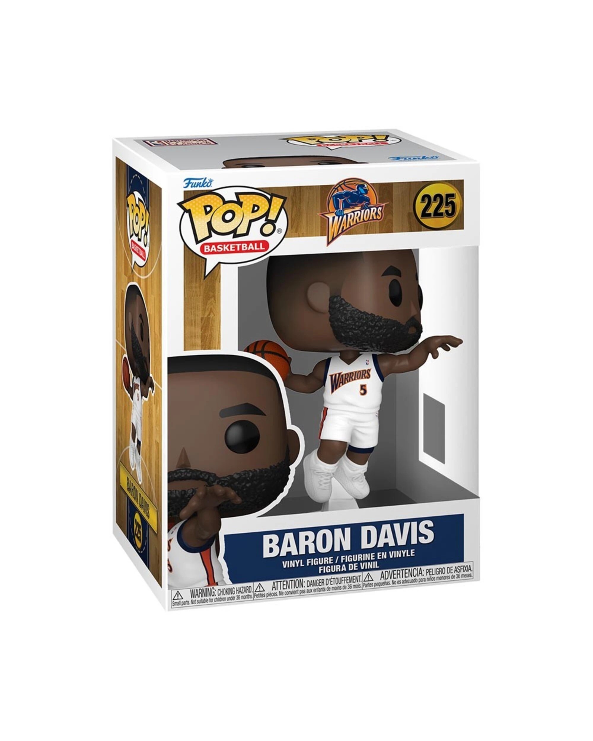 2 NBA - Golden State Warriors - Baron Davis Pop! Vinyl Figure, 2 of 2