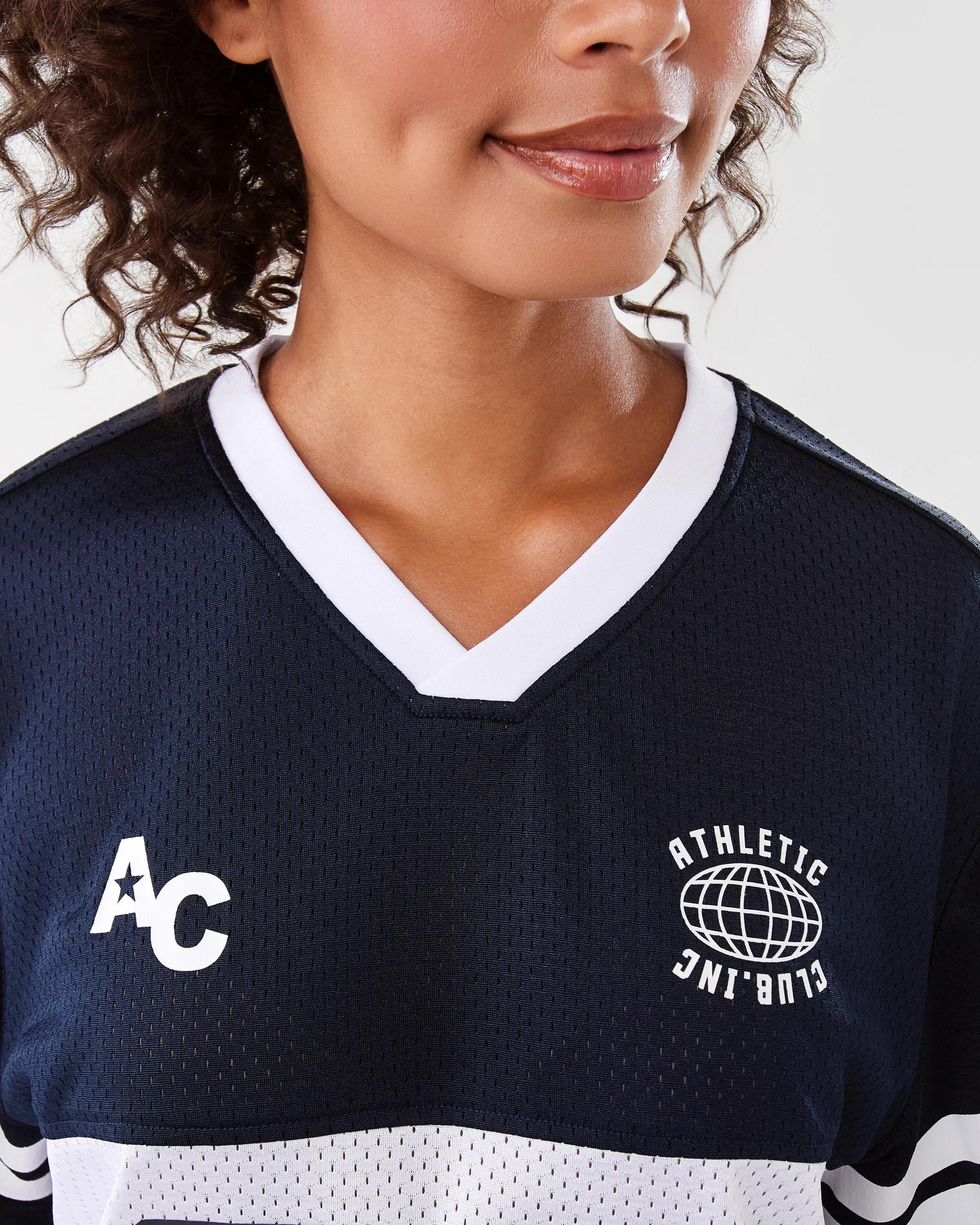 4 Short Sleeve Varsity Top Navy Blaze, 4 of 8