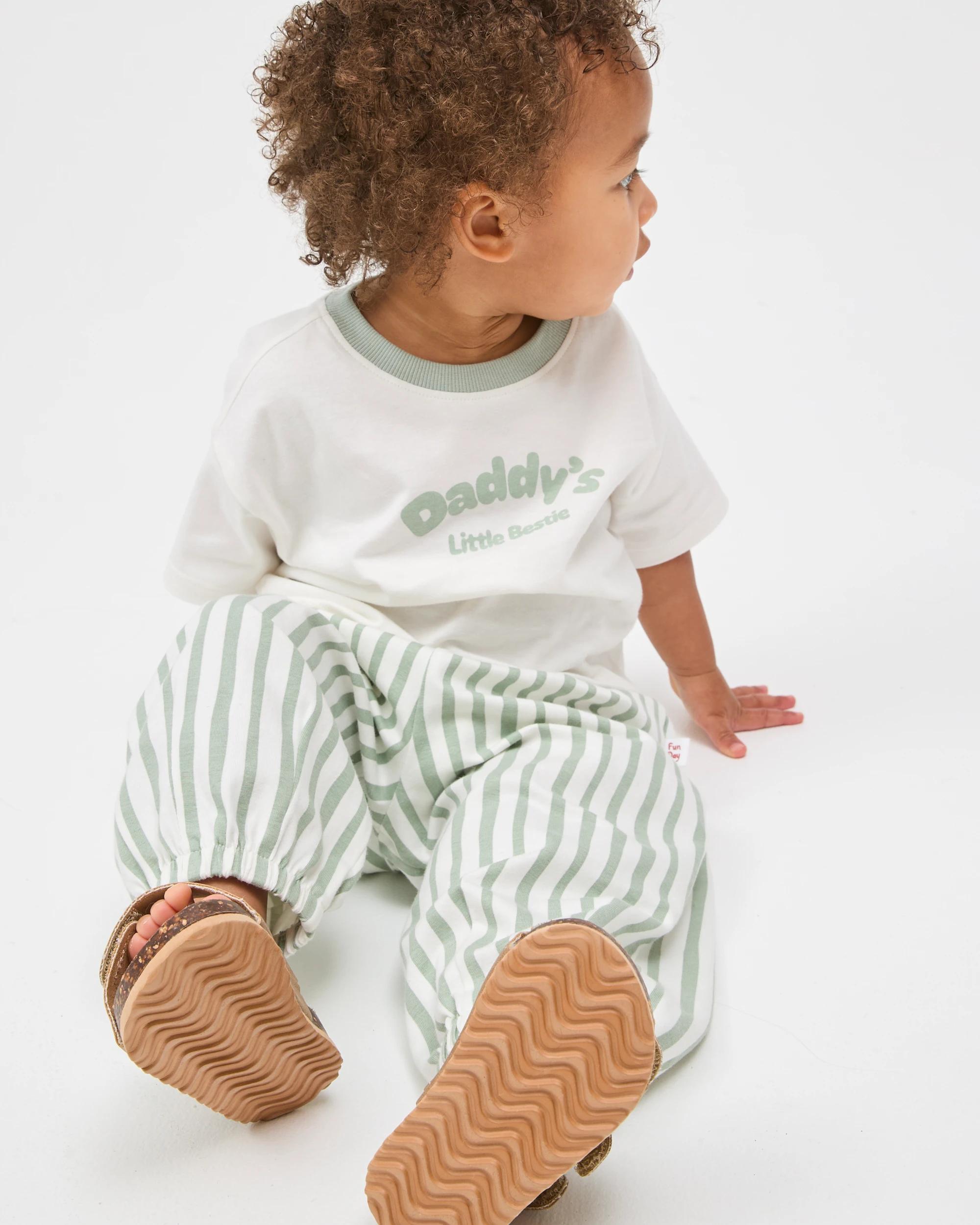 3 Target Baby Organic Cotton Oversized T-Shirt DADDYS BESTIE, 3 of 6