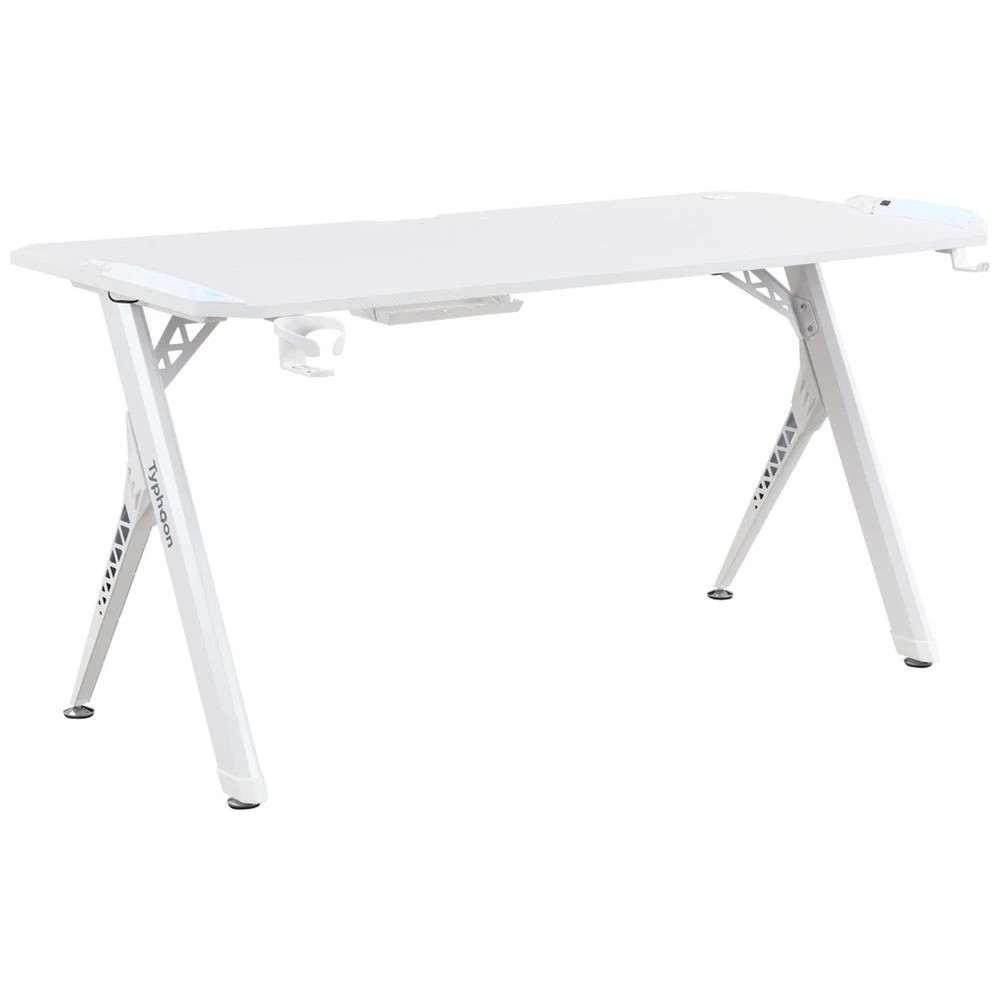 1 Typhoon Viper Gaming Desk 1500mm White Desks, Tables and Workstations, 1 of 10
