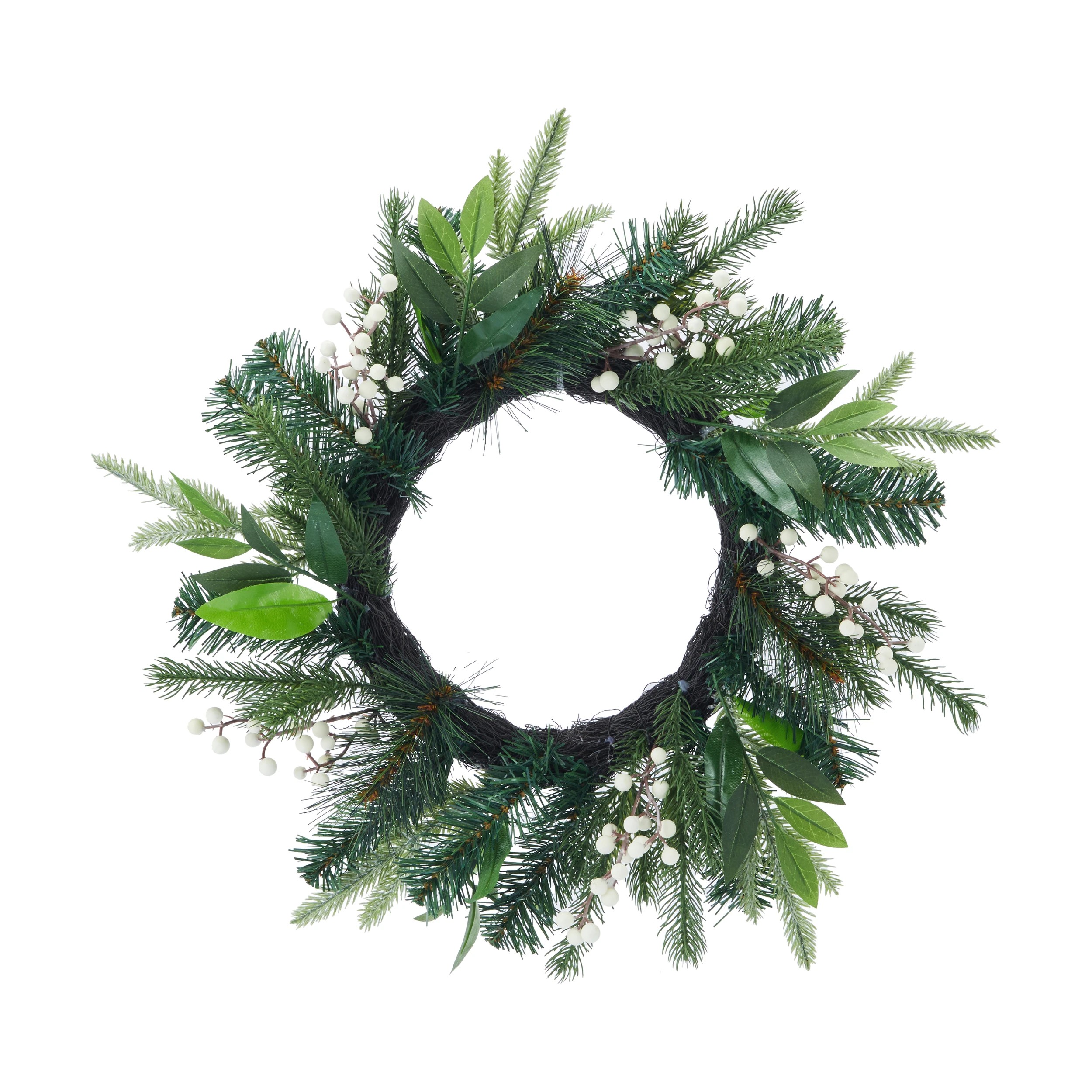 1 White Berry Wreath, 1 of 4