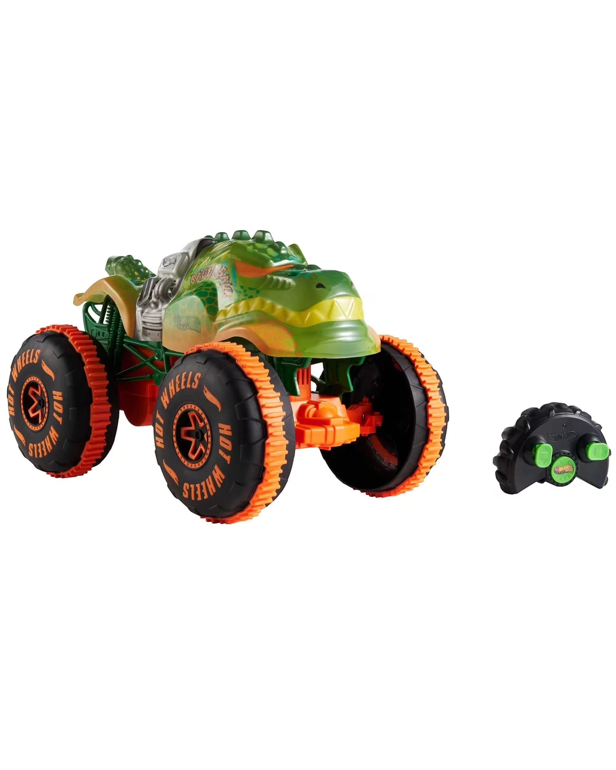 2 Hot Wheels Monster Trucks Sharks VS Dinos Ragesaur Remote Control Vehicle, 2 of 5