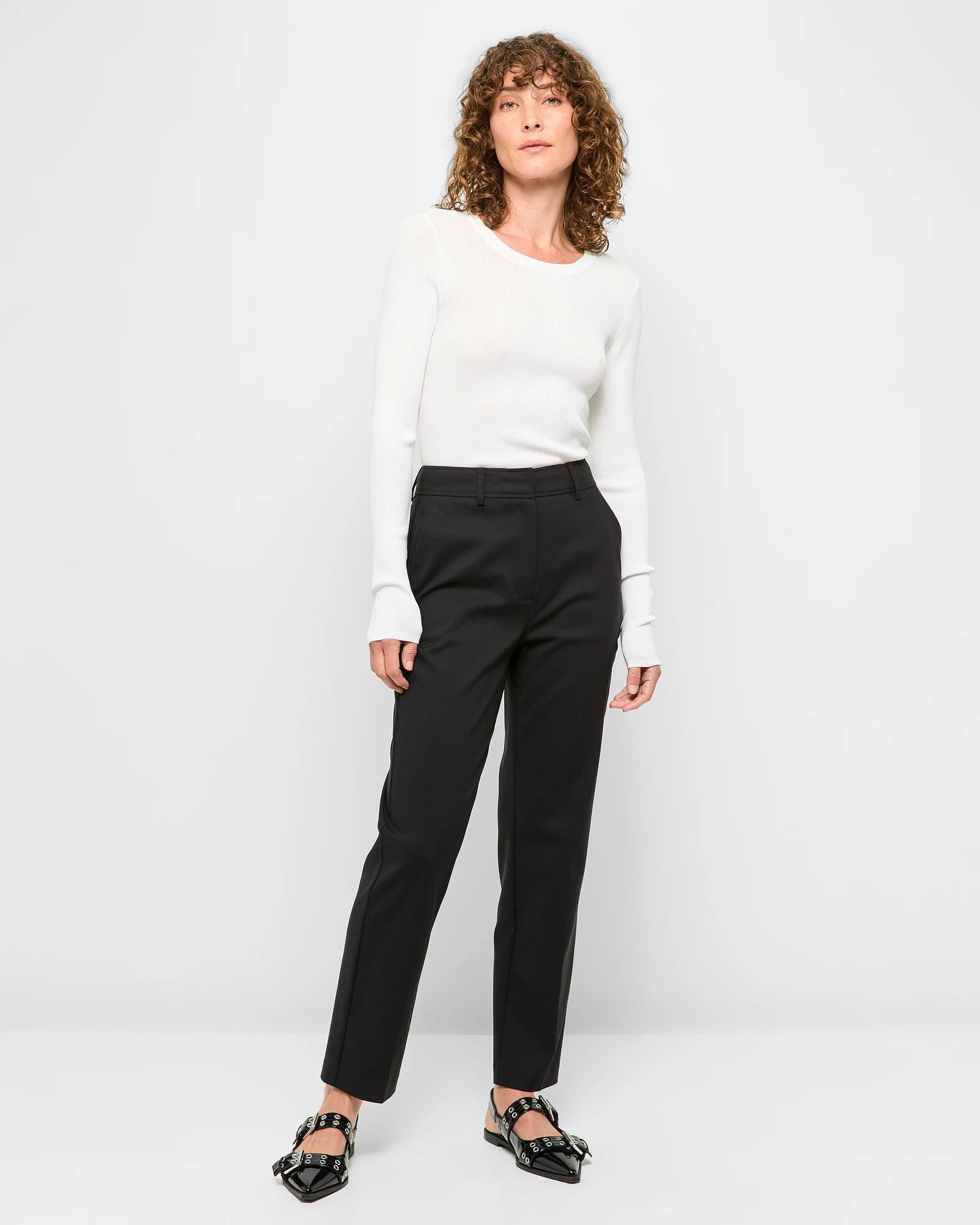 1 Tailored Slim Leg Pants - Preview BLACK, 1 of 5