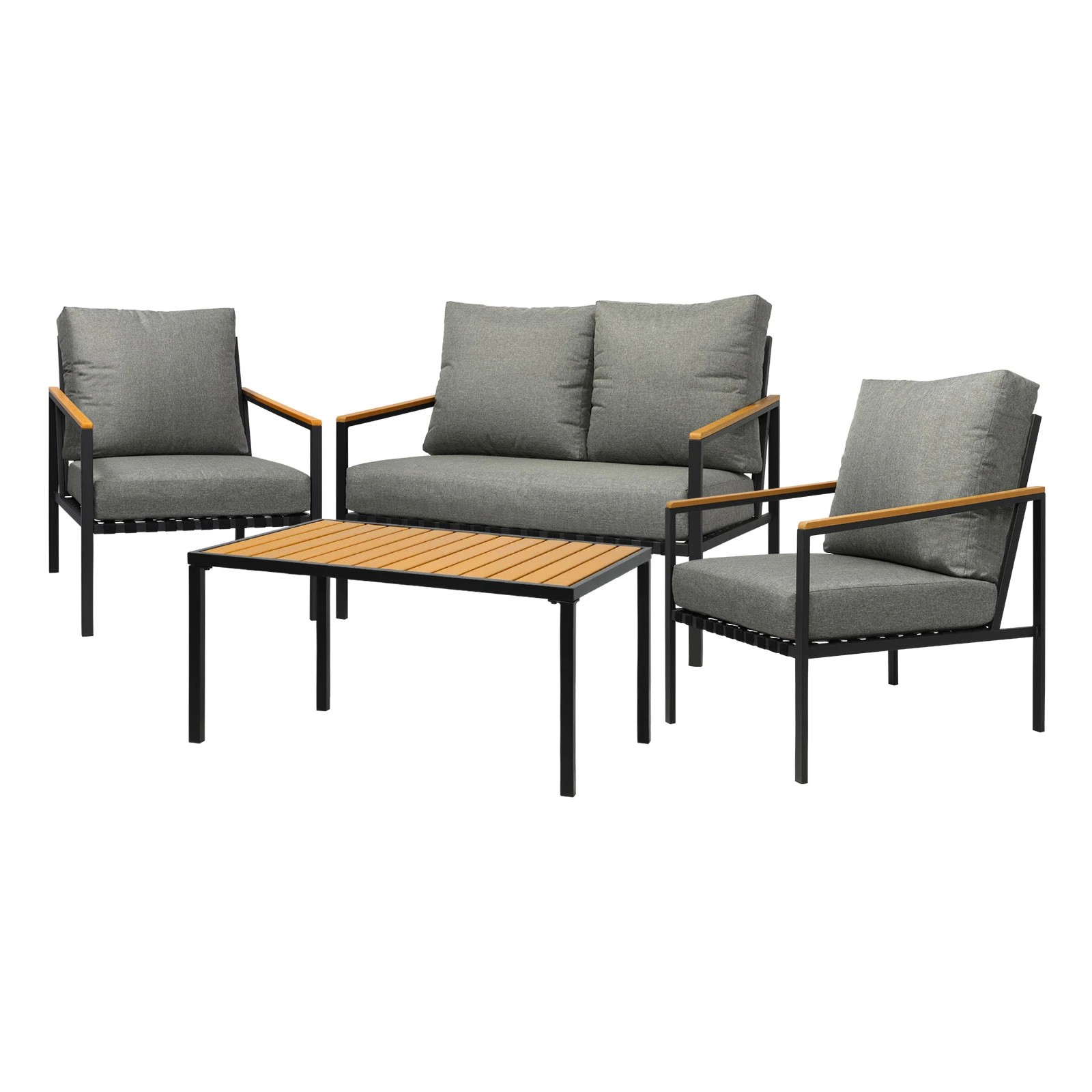 1 Livsip Outdoor Furniture 4-piece Setting Bistro Set Dining Chairs Patio Setting
 - Multi, 1 of 10