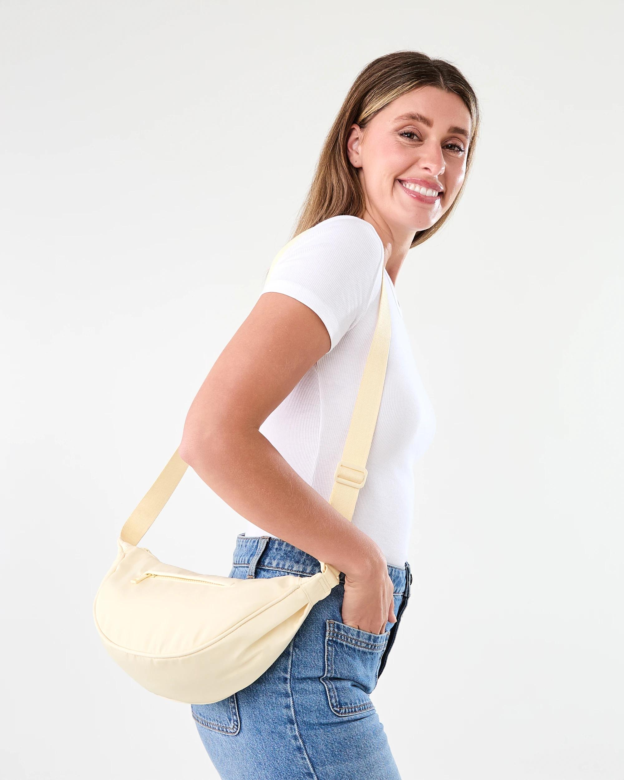 6 Urban Crescent Sling Bag Fln Yellow, 6 of 7