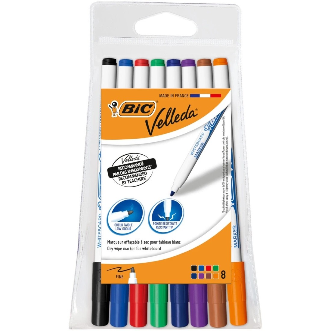 1 8 Pack BIC Velleda Whiteboard Markers, 1 of 5