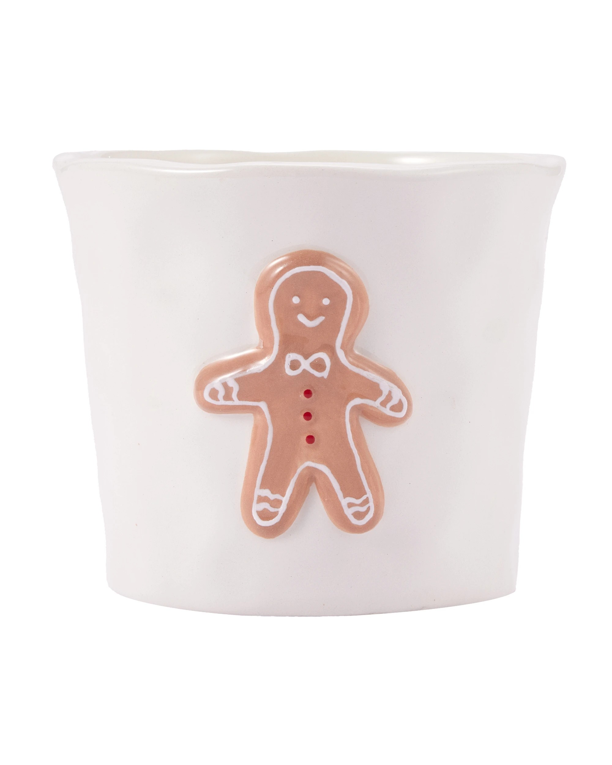 1 Christmas Gingerbread Icon Ceramic Candle, 1 of 5