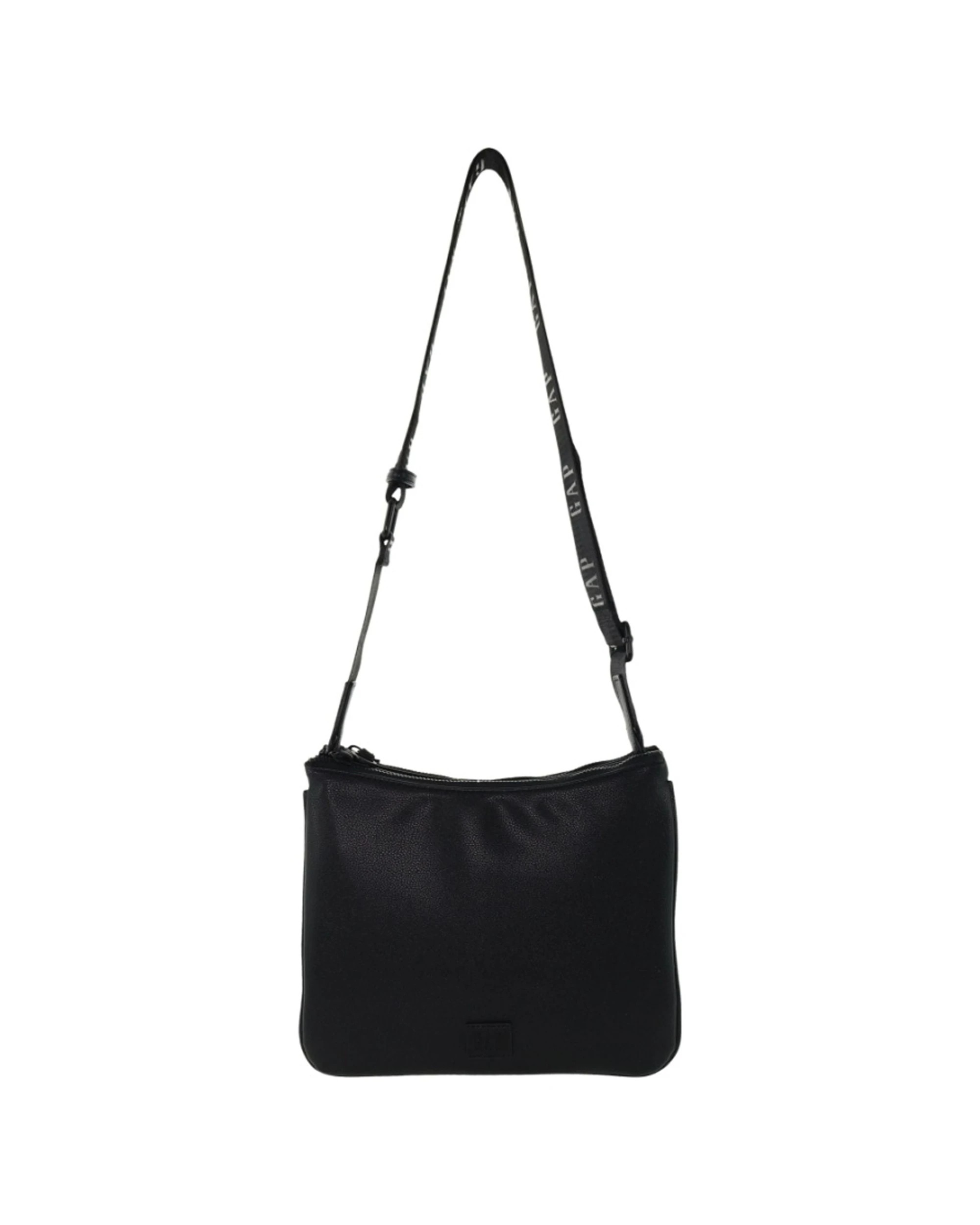 3 GAP Women's Vegan Leather Classy Shoulder Crossbody Bag With Zipped Pocket - Black, 3 of 5