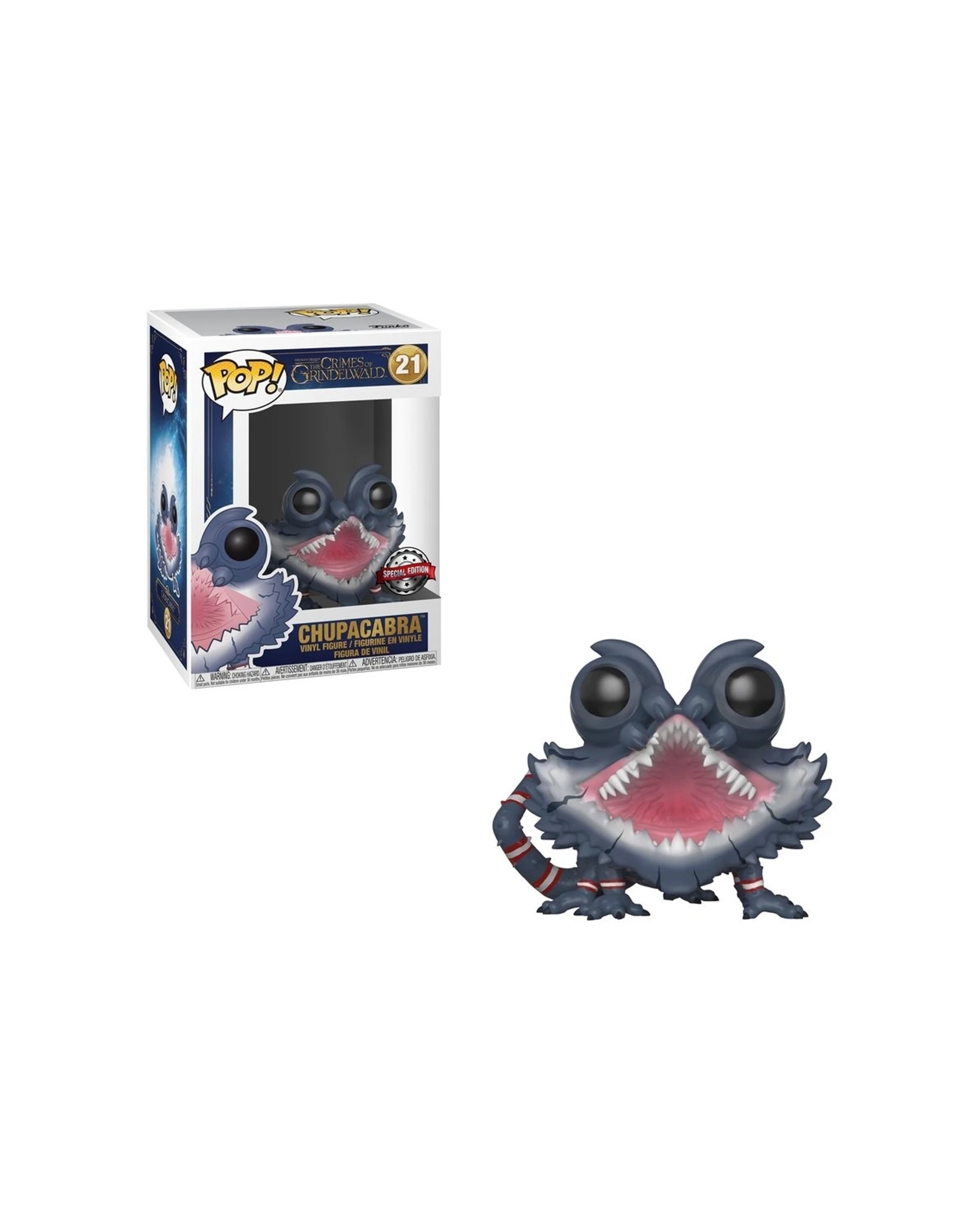 2 Pop Vinyl Figurine Fantastic Beasts 2 - Chupacabra Open Mouth 10cm Plastic - Multi, 2 of 3