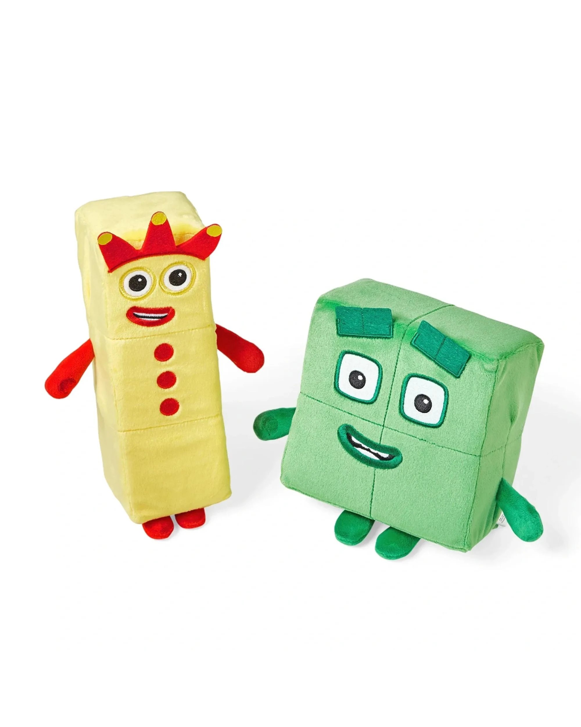 2 Numberblocks Three and Four Playful Pals Plush, 2 of 3