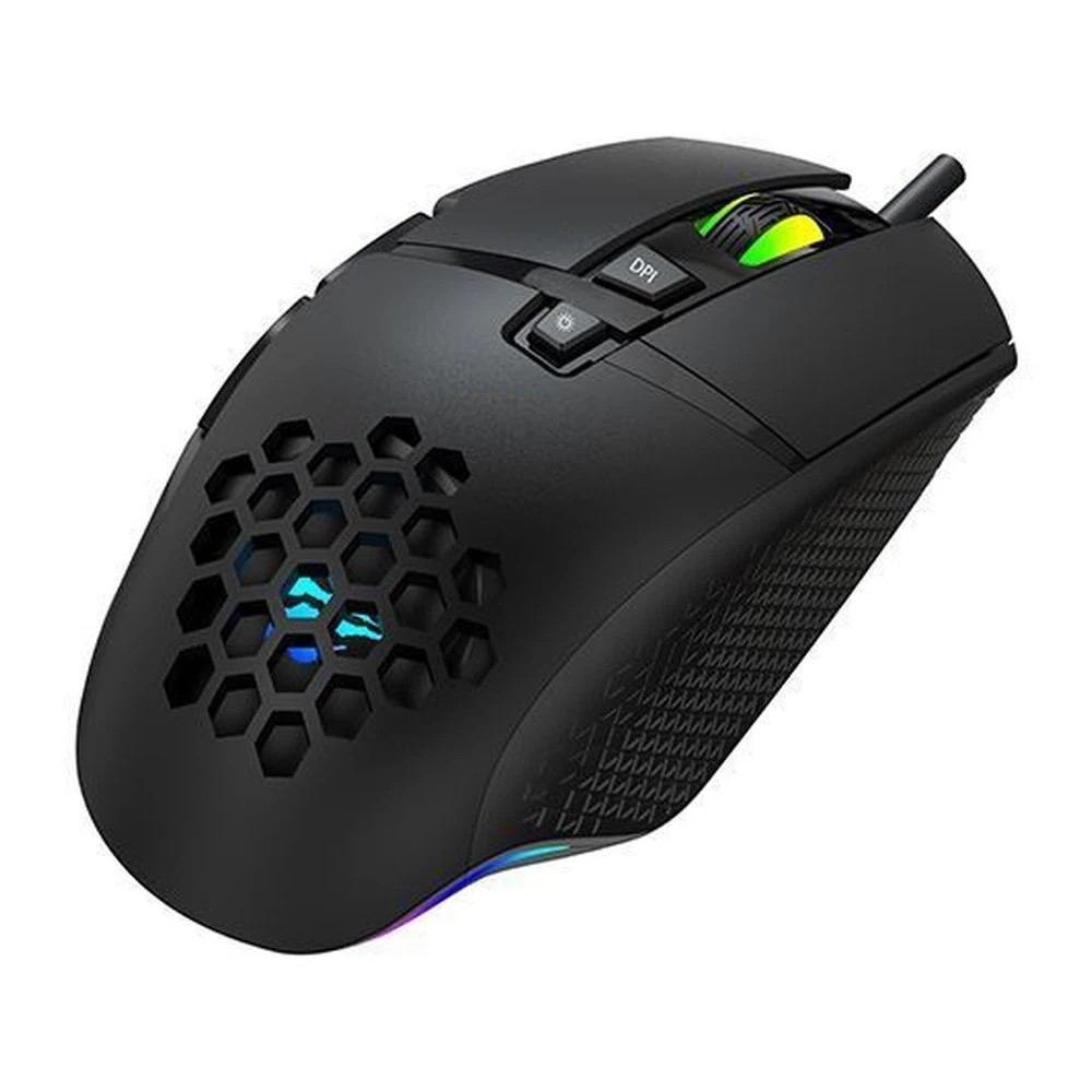 Havit MS1022 RGB Backlit 3200 DPI Honeycomb 7 Buttons Gaming Mouse - Kmart
