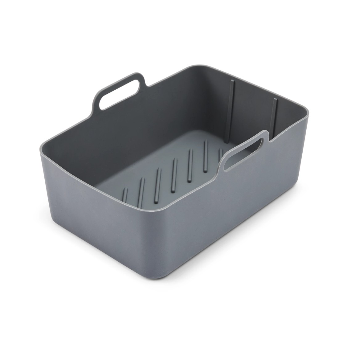 4 2 Pack Silicone Rectangle Air Fryer Trays - Grey, 4 of 10