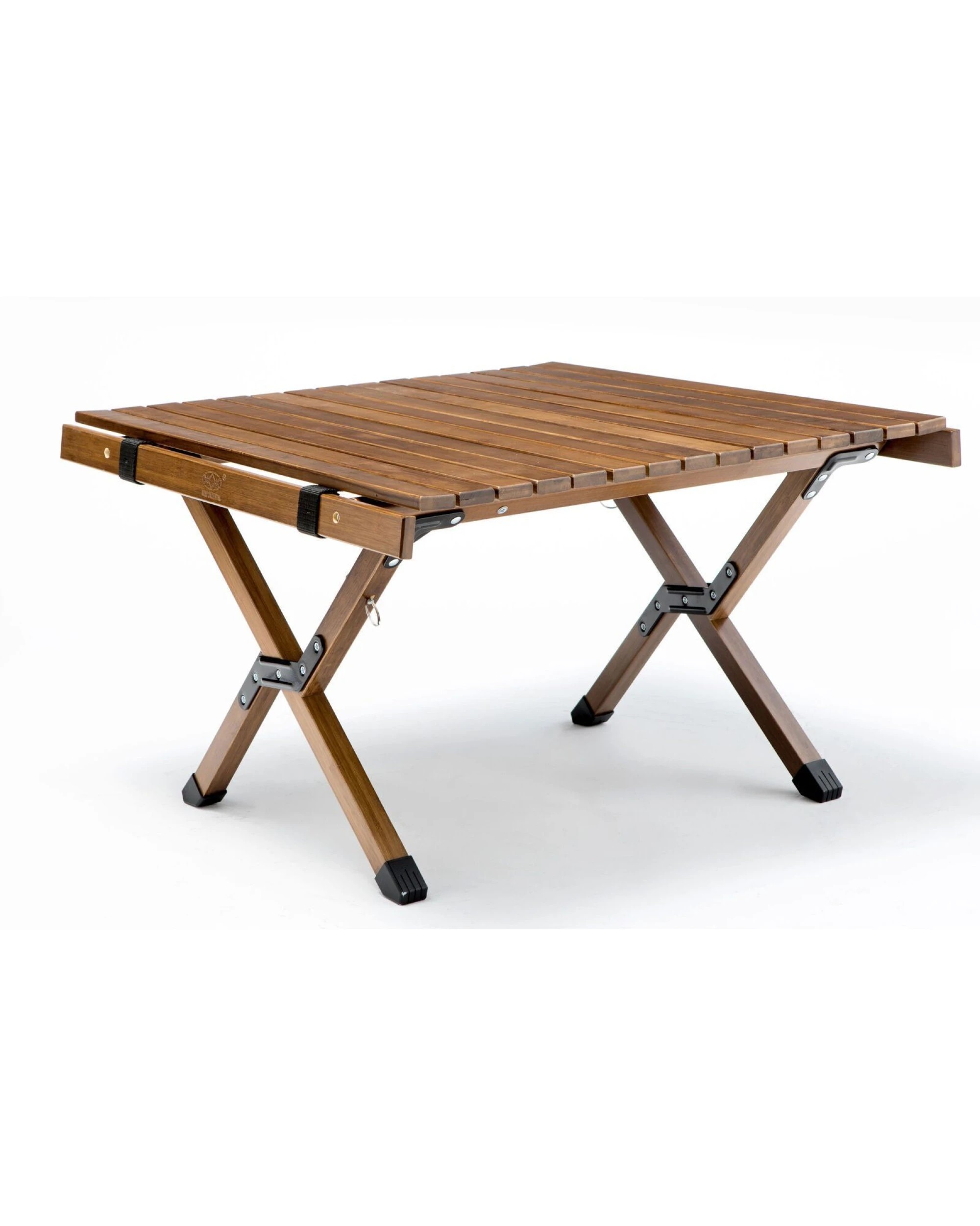 1 BR Home 62cm Foldable Bamboo Outdoor Camping Table Waterproof Wood Wooden, 1 of 5