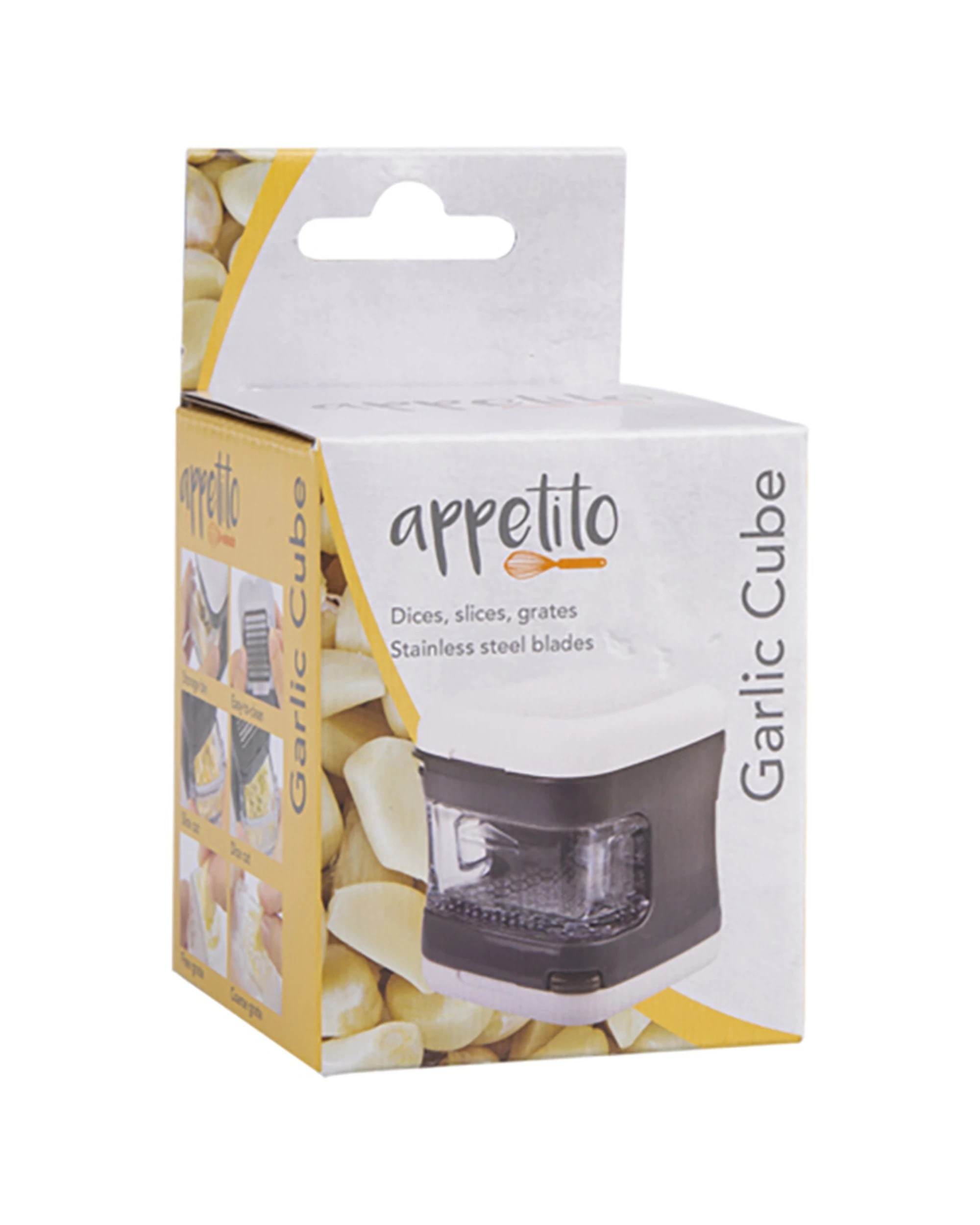 2 Appetito Garlic Cube Dicer Slicer Home Kitchen Cooking - Plain, 2 of 4