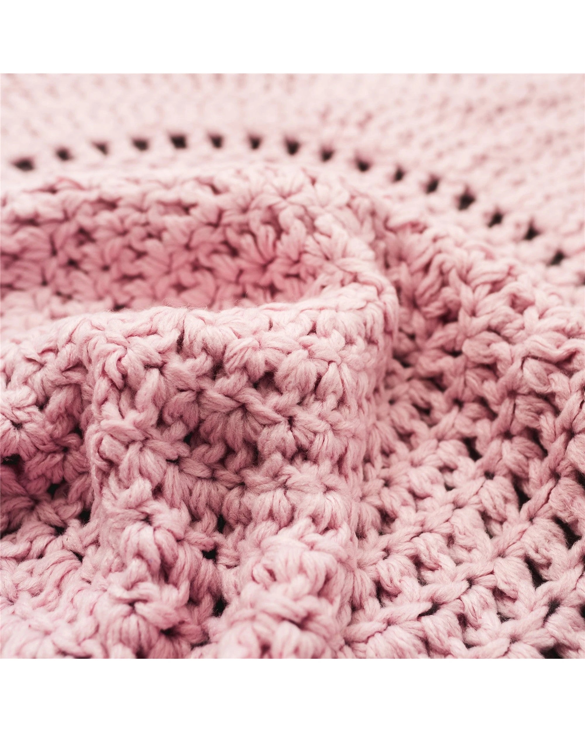 3 Cotton More 100% Handmade PomPom Acrylic Floor Rug Mat Baby - Pink, 3 of 3