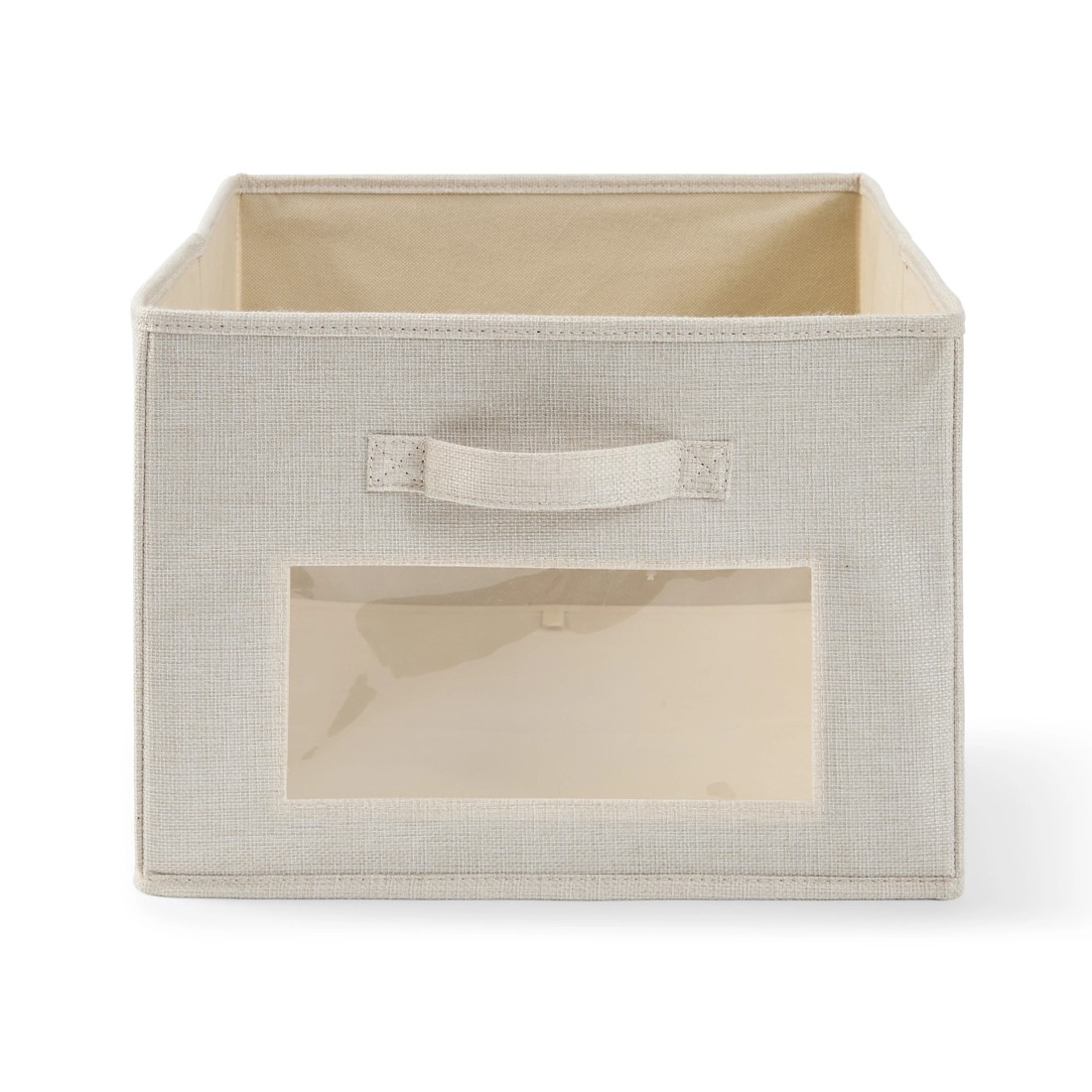 5 Linen Look Box with Window, 5 of 8