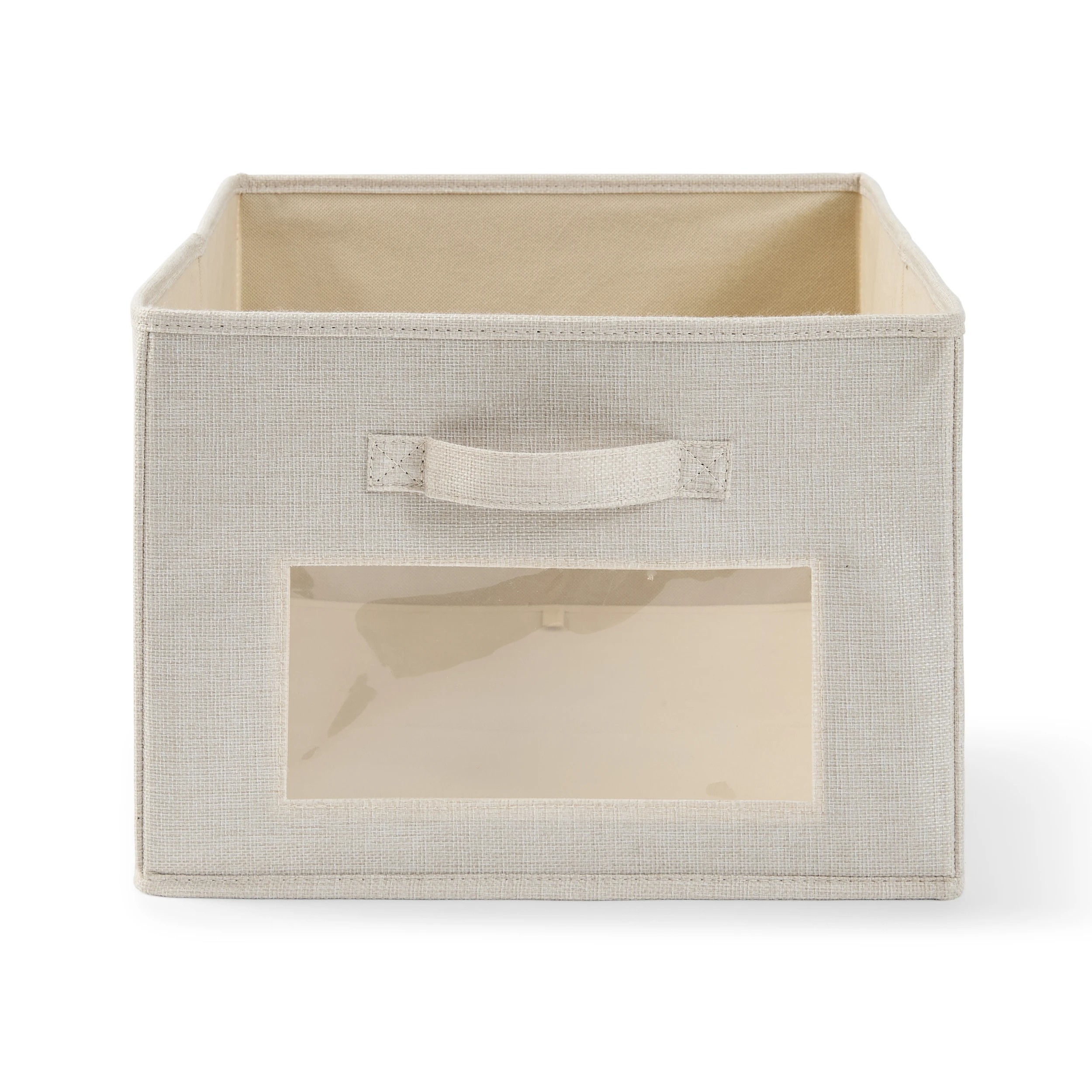 5 Linen Look Box with Window, 5 of 8