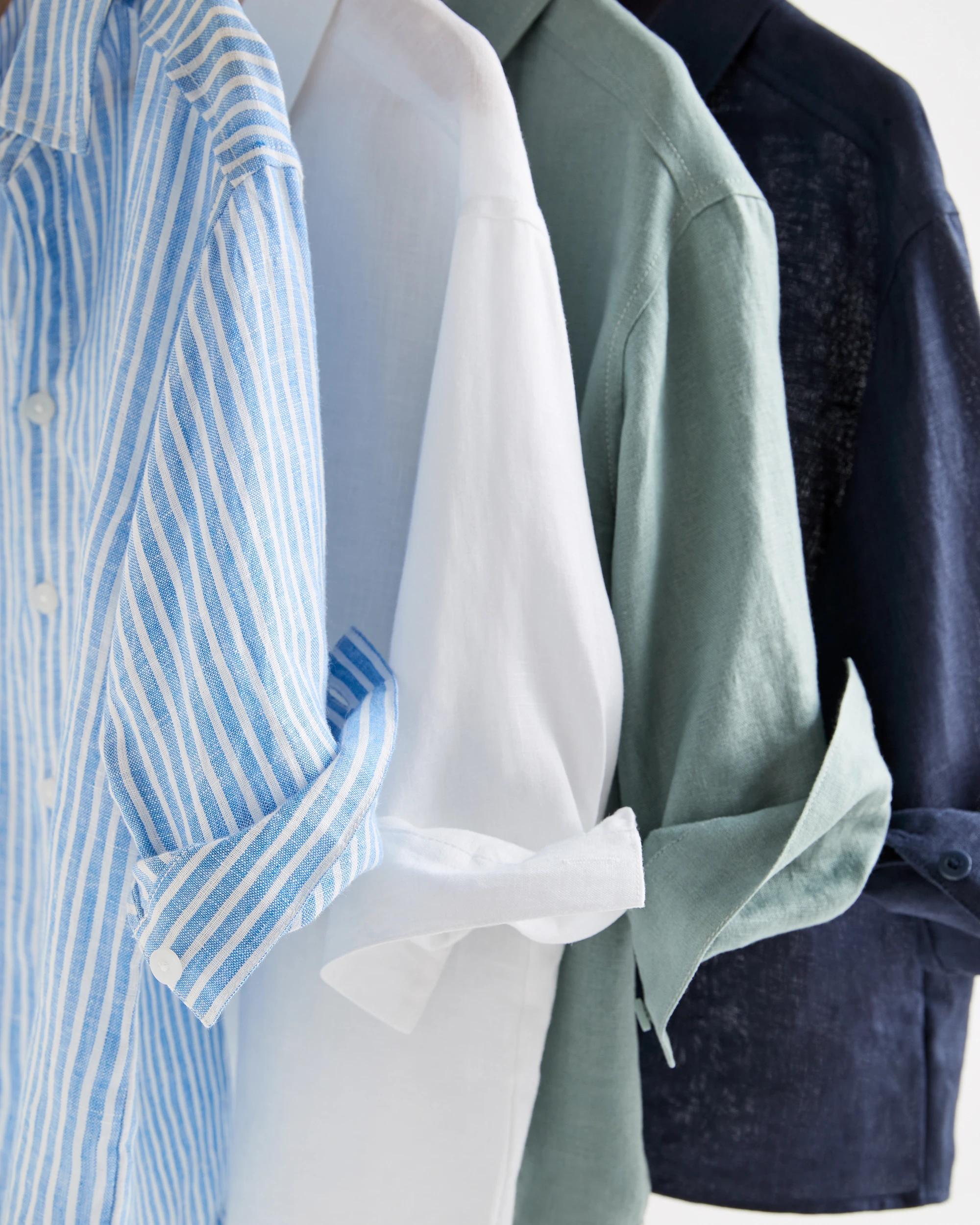 7 Target European Linen Shirt BLUE / STRIPE, 7 of 7