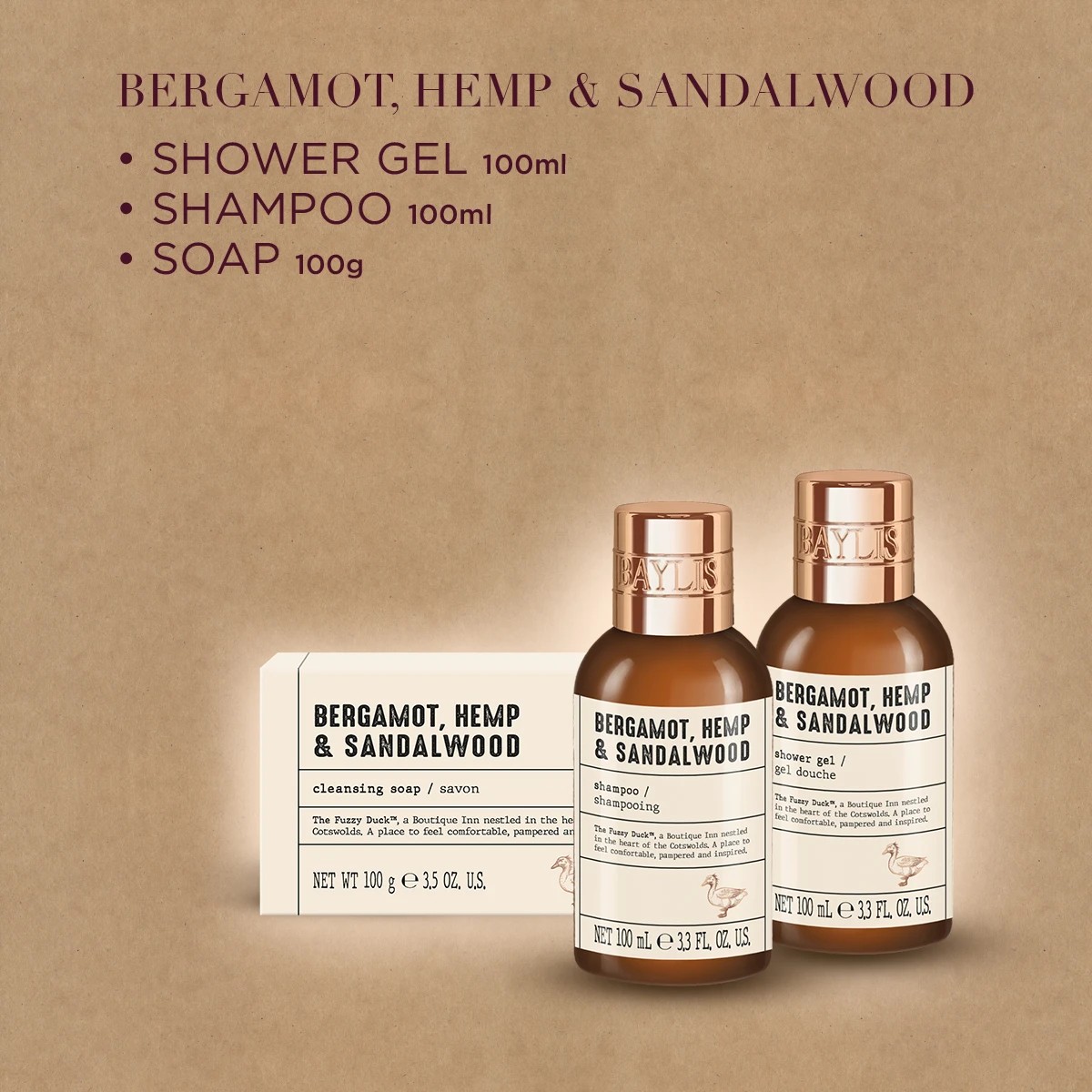 3 Baylis and Harding The Fuzzy Duck Luxury Essentials Set - Bergamot, Hemp and Sandalwood, 3 of 4