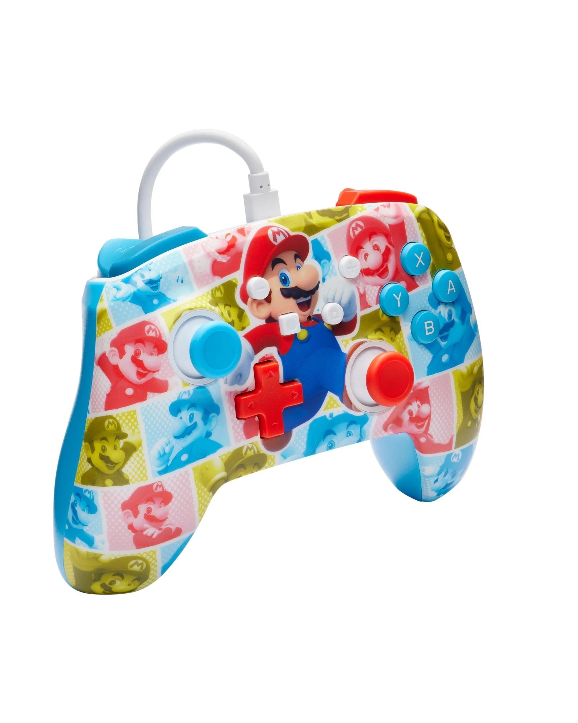 4 PowerA Enhanced Wired Controller for Nintendo Switch - Mario Hero Reel, 4 of 4