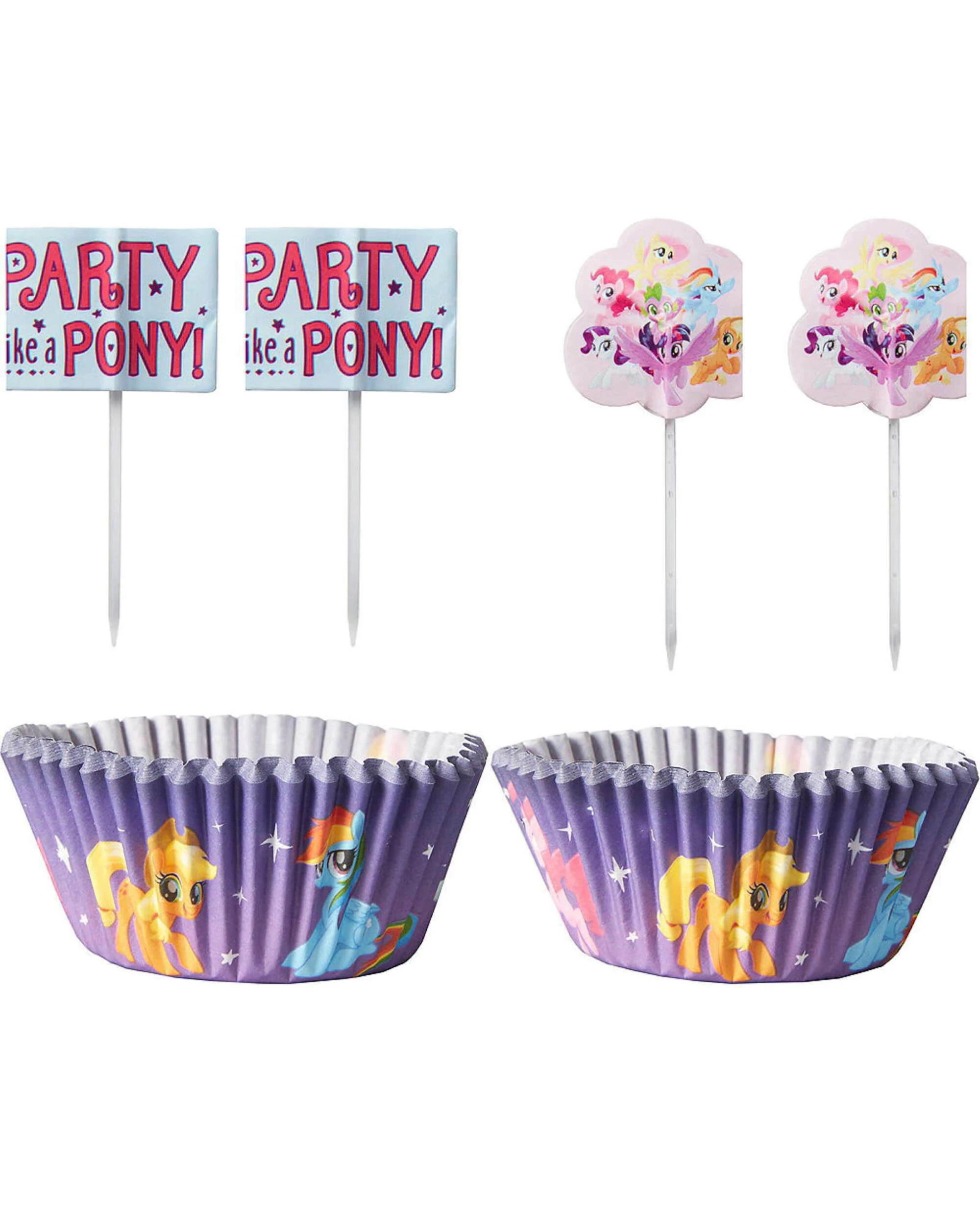 1 Amscan Inc. My Little Pony Friendship Adventures Cupcake Decorating Kit - Multi, 1 of 1