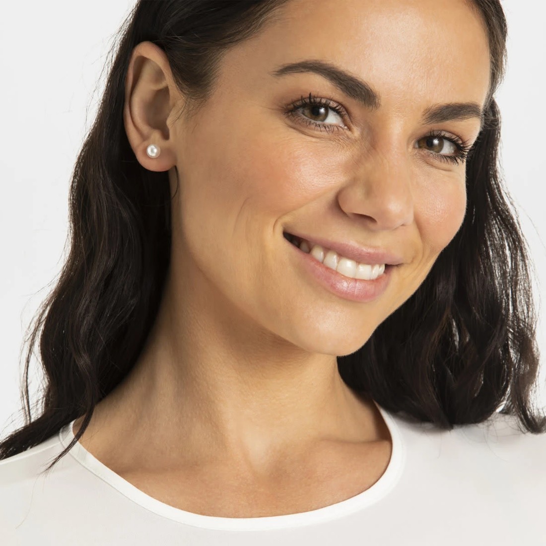 4 6 Pack Faux Pearl Ball Stud Earrings, 4 of 5