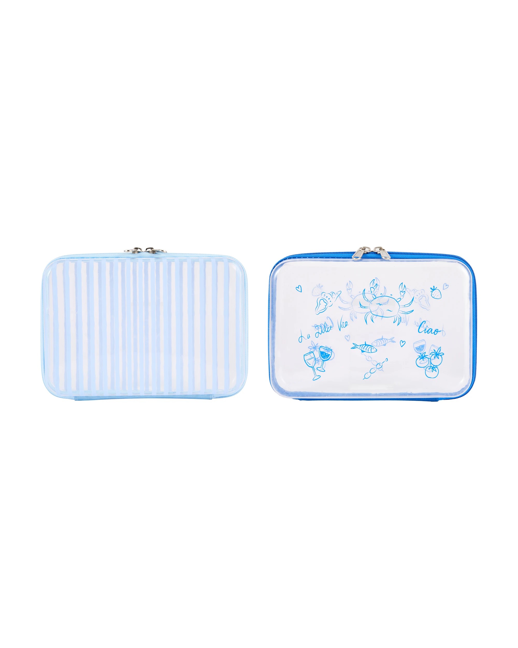 1 2 Pack Printed Clear Packing Cube, 1 of 6