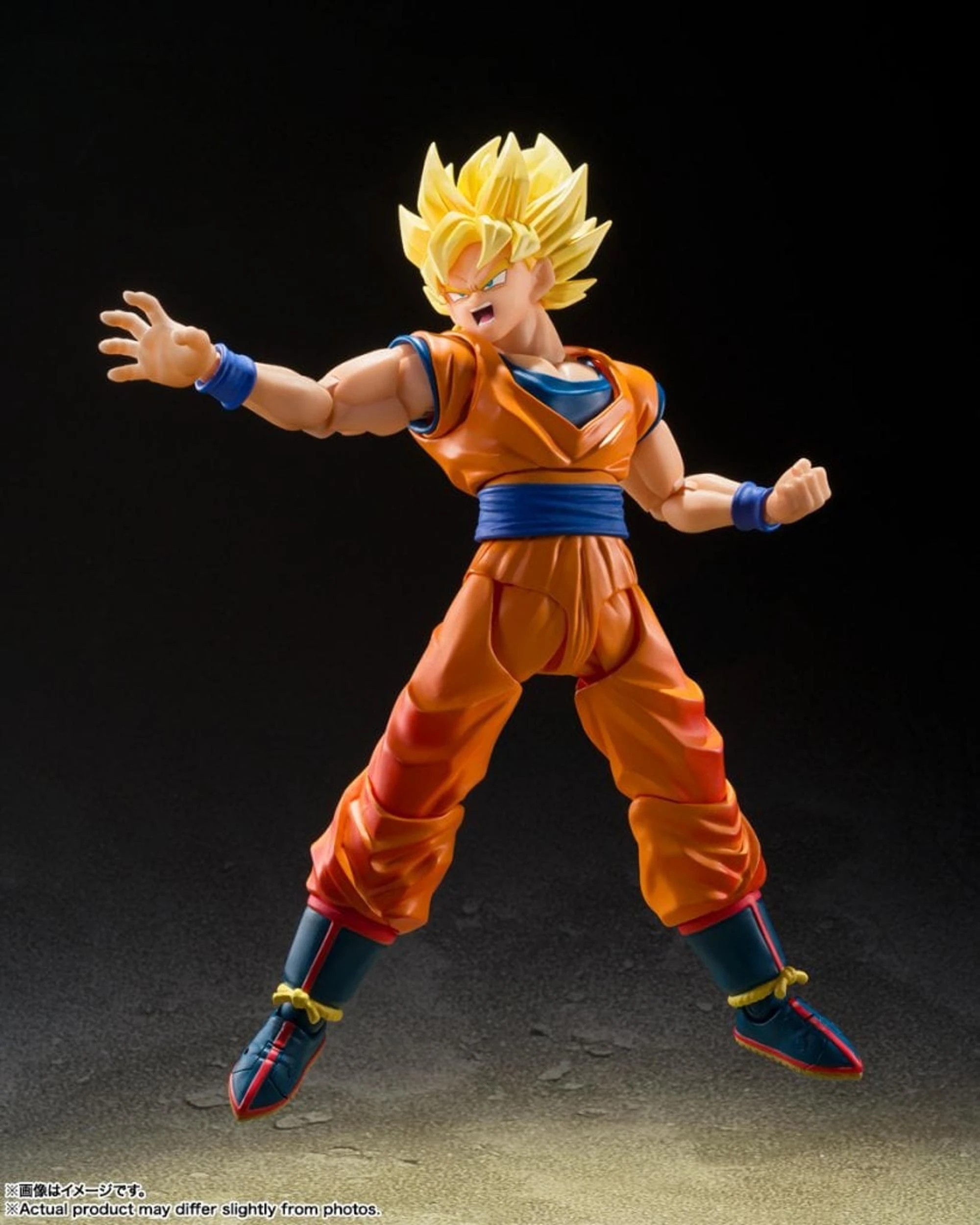 2 Tamashii Nations S.H.Figurarts Dragon Ball Z Super Saiyan Son Goku Figure, 2 of 8