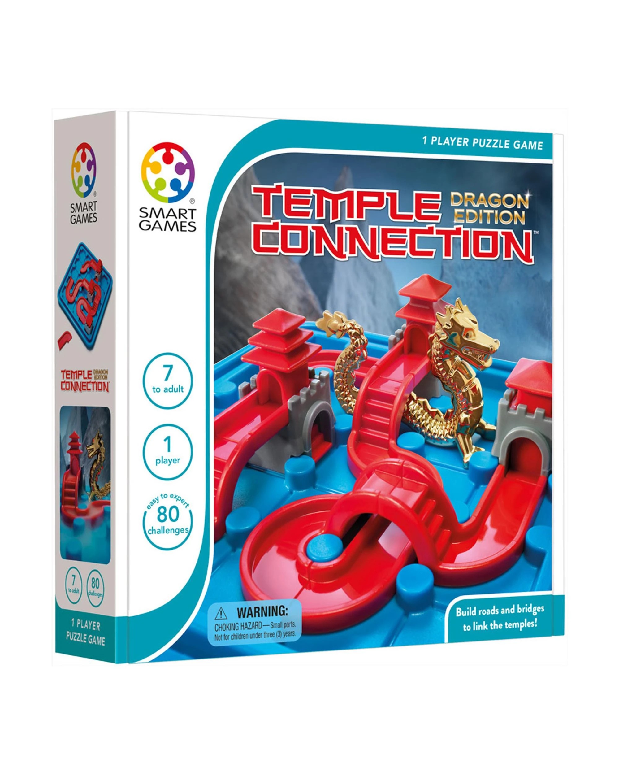 1 Smart Games Temple Connection Dragon Edition Puzzle Game, 1 of 2
