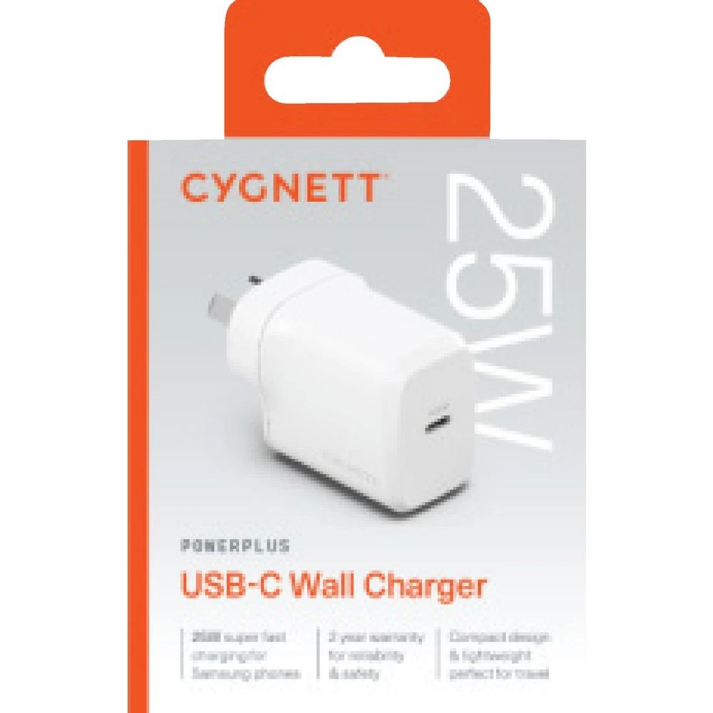 2 Cygnett PowerPlus USB-C Wall Charger 25w White, 2 of 3