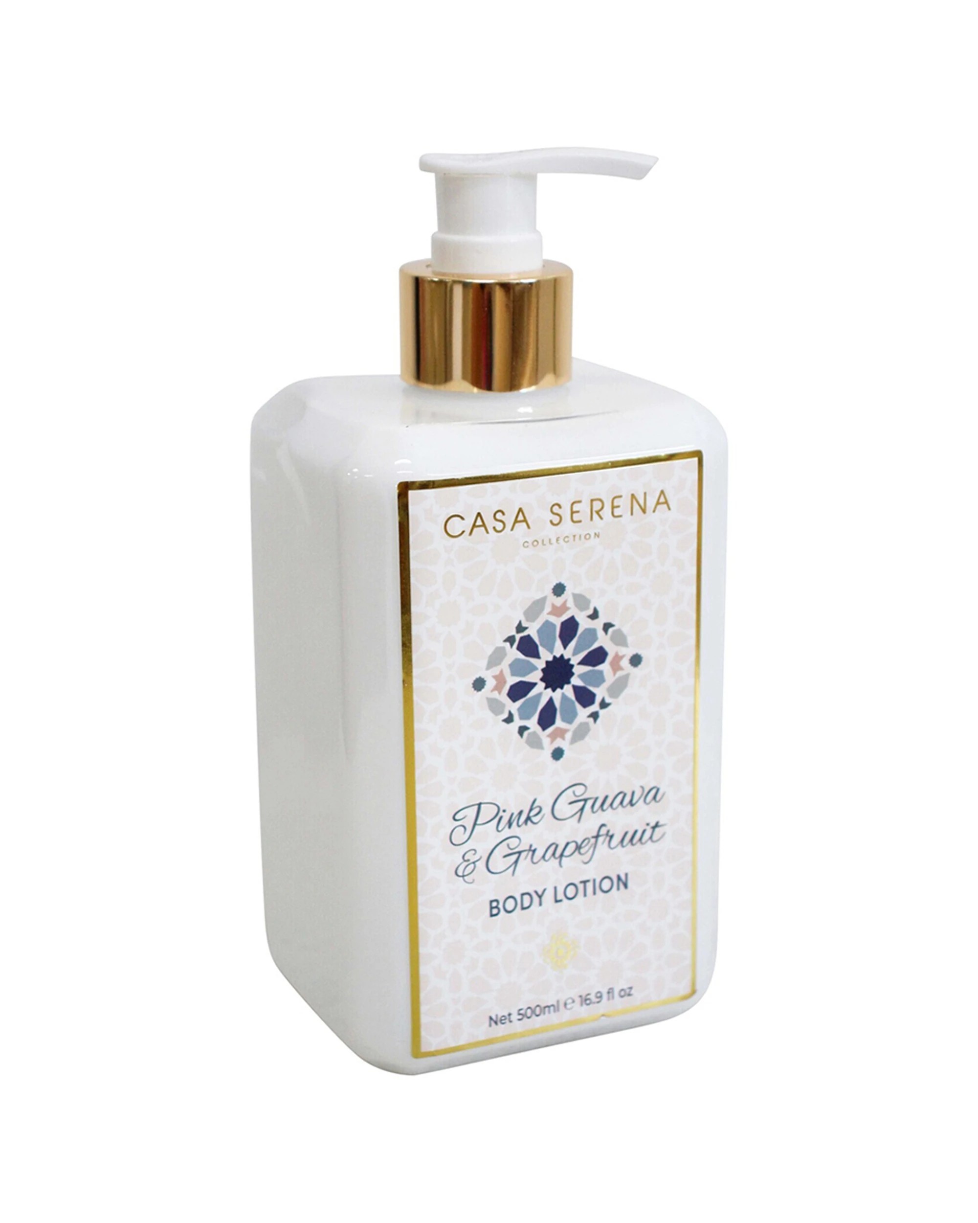 1 LVD Casa Serena 500ml Body Lotion Moisturiser Guava Grapefruit Tropical Scent 500ml - Pink, 1 of 2