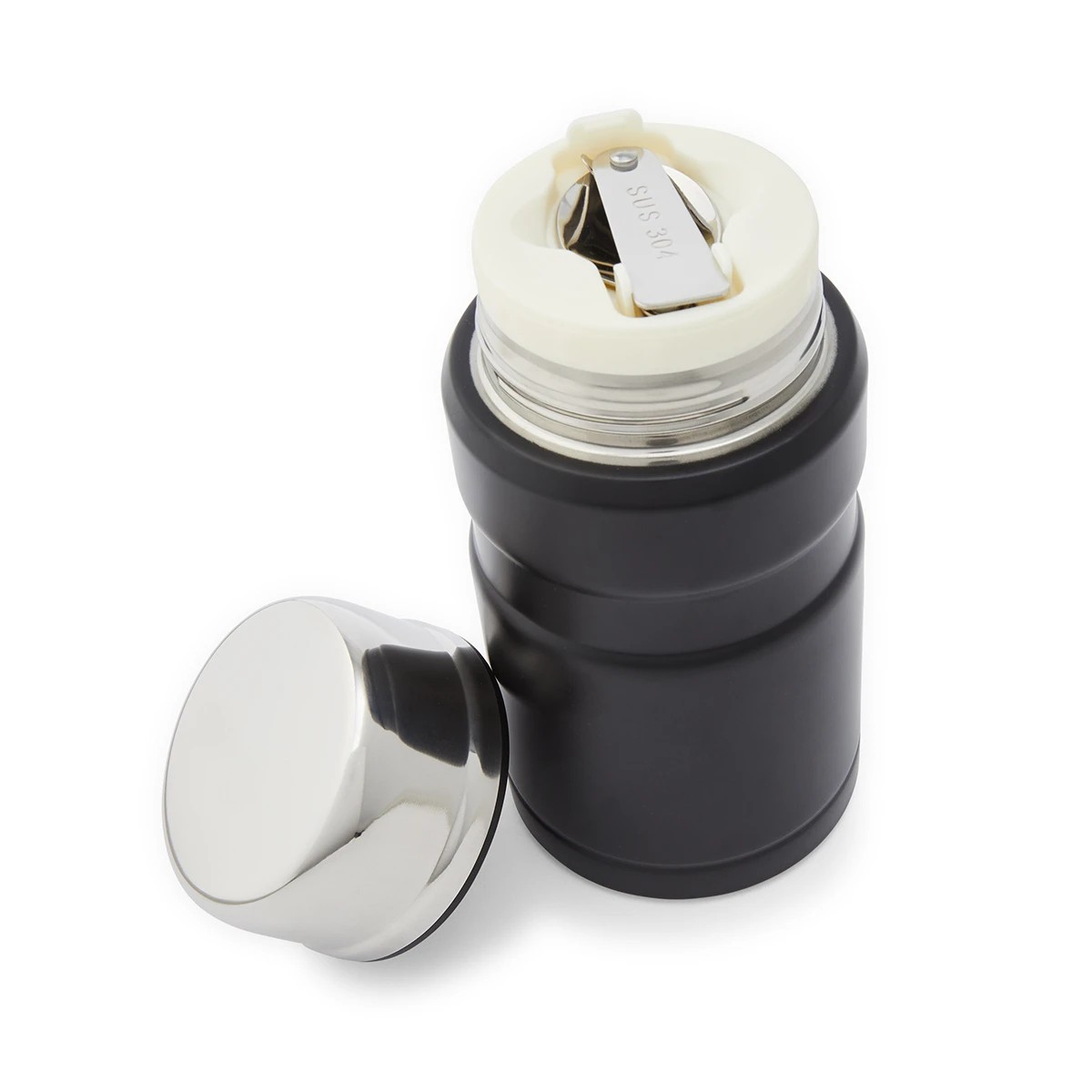 4 700ml Food Flask with Spoon, 4 of 9