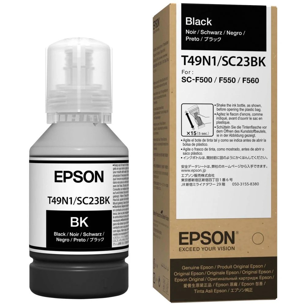 1 Epson UltraChrome Dye Sub Ink Bottle Black, 1 of 1