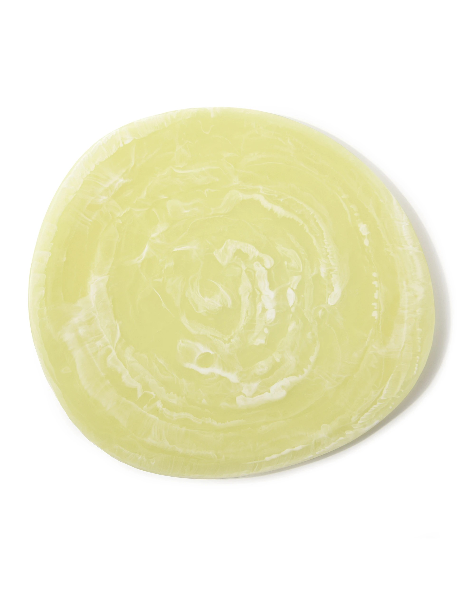 3 Cadence & Co. Chianti Resin Round Serving Platter 38x36cm - Lemon, 3 of 6