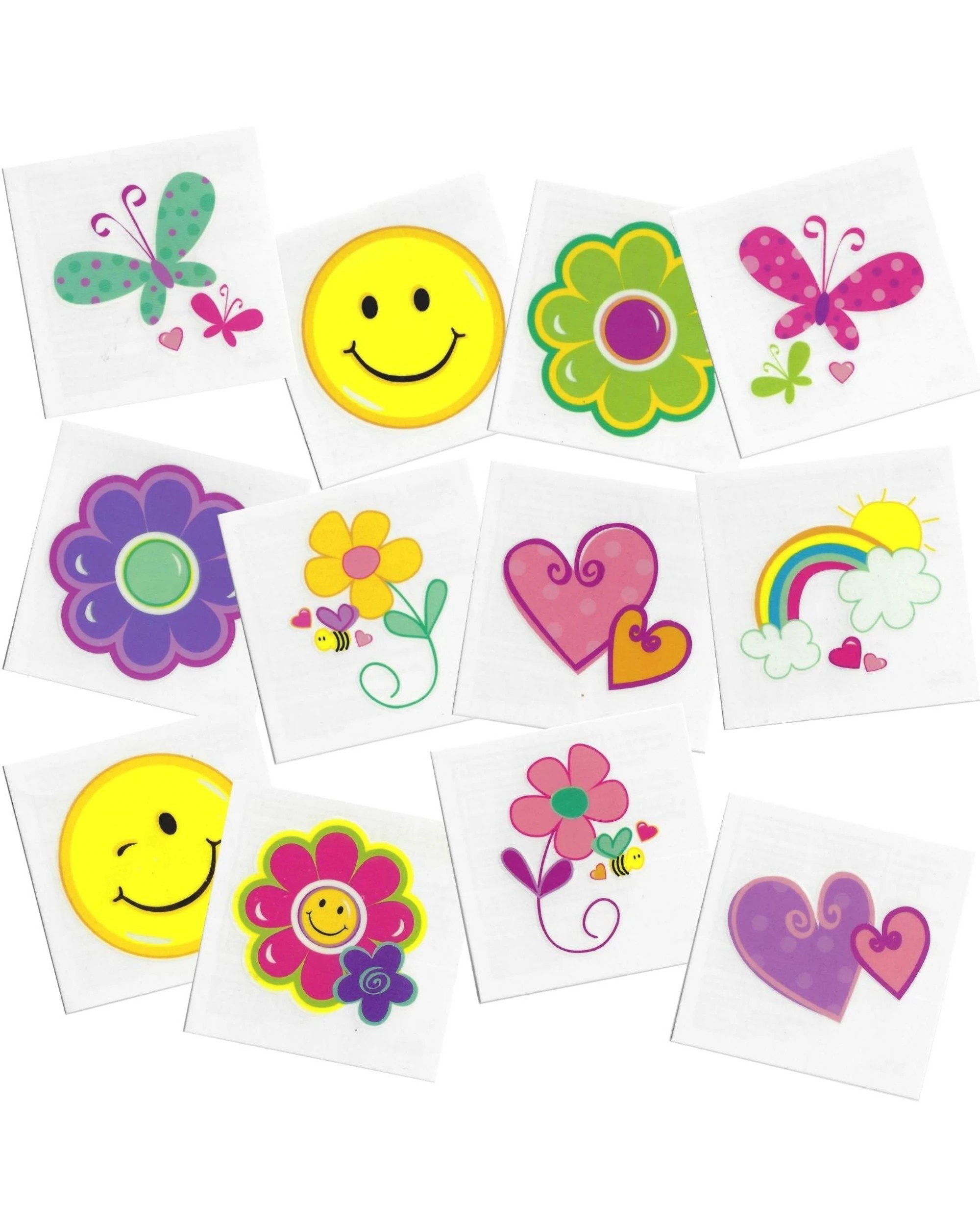 1 Anagram Assorted Fashion Tattoos Pack of 36, 1 of 1