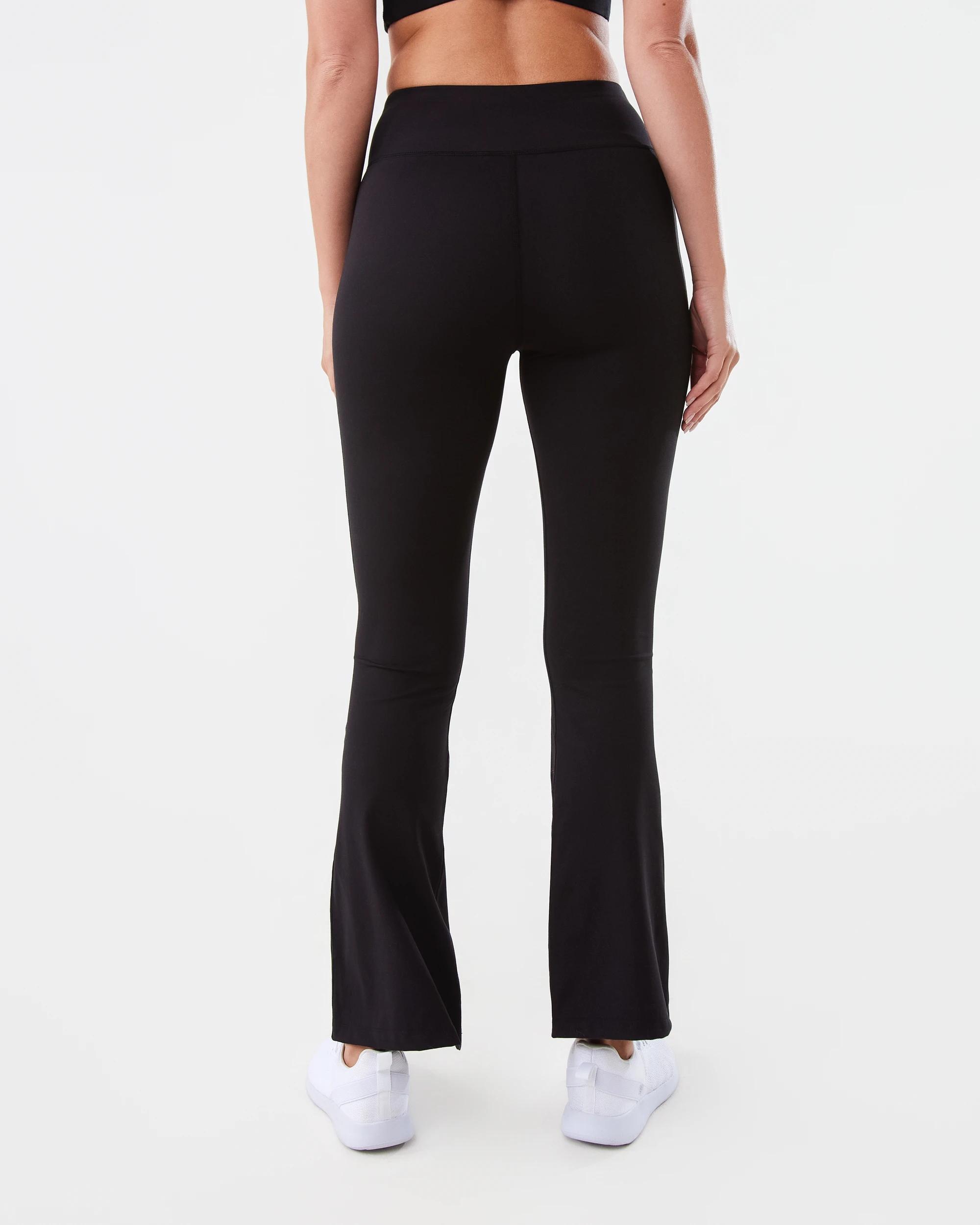 3 Active Womens Flare Leggings BLACK, 3 of 5