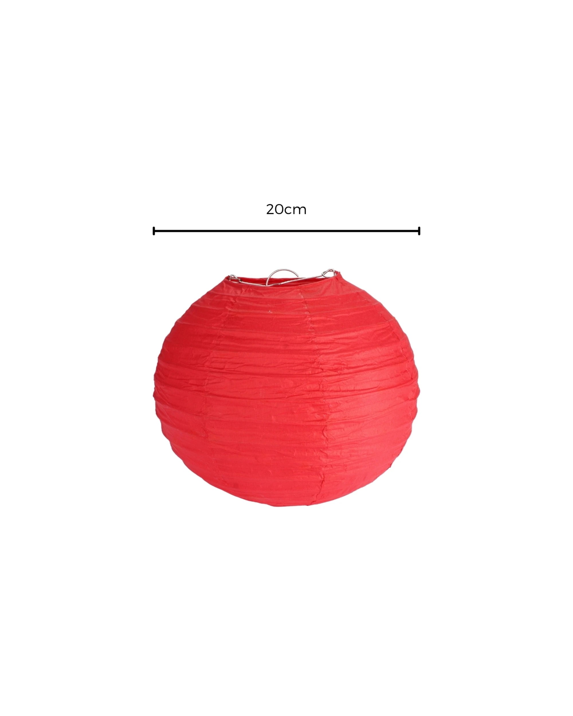 2 Partyrama Red Paper Lantern 20cm - Red, 2 of 2