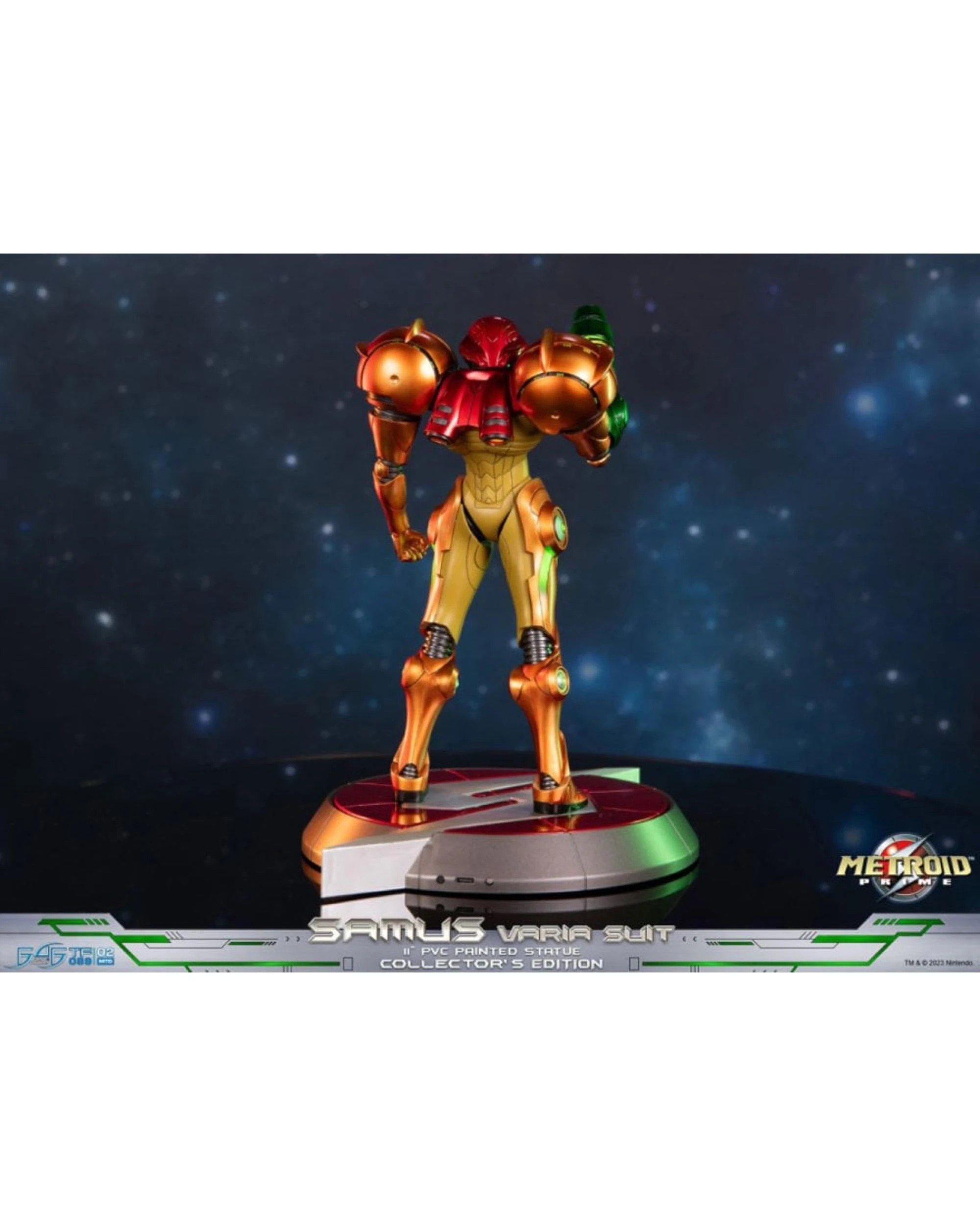 5 Metroid Prime Samus Varia Suit PVC Statue Collectors Edition, 5 of 9