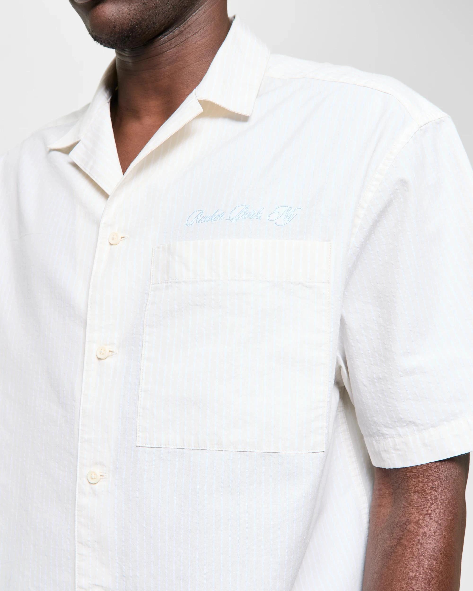 5 Australian Cotton Stripe Shirt - Commons STONE STRIPE, 5 of 5