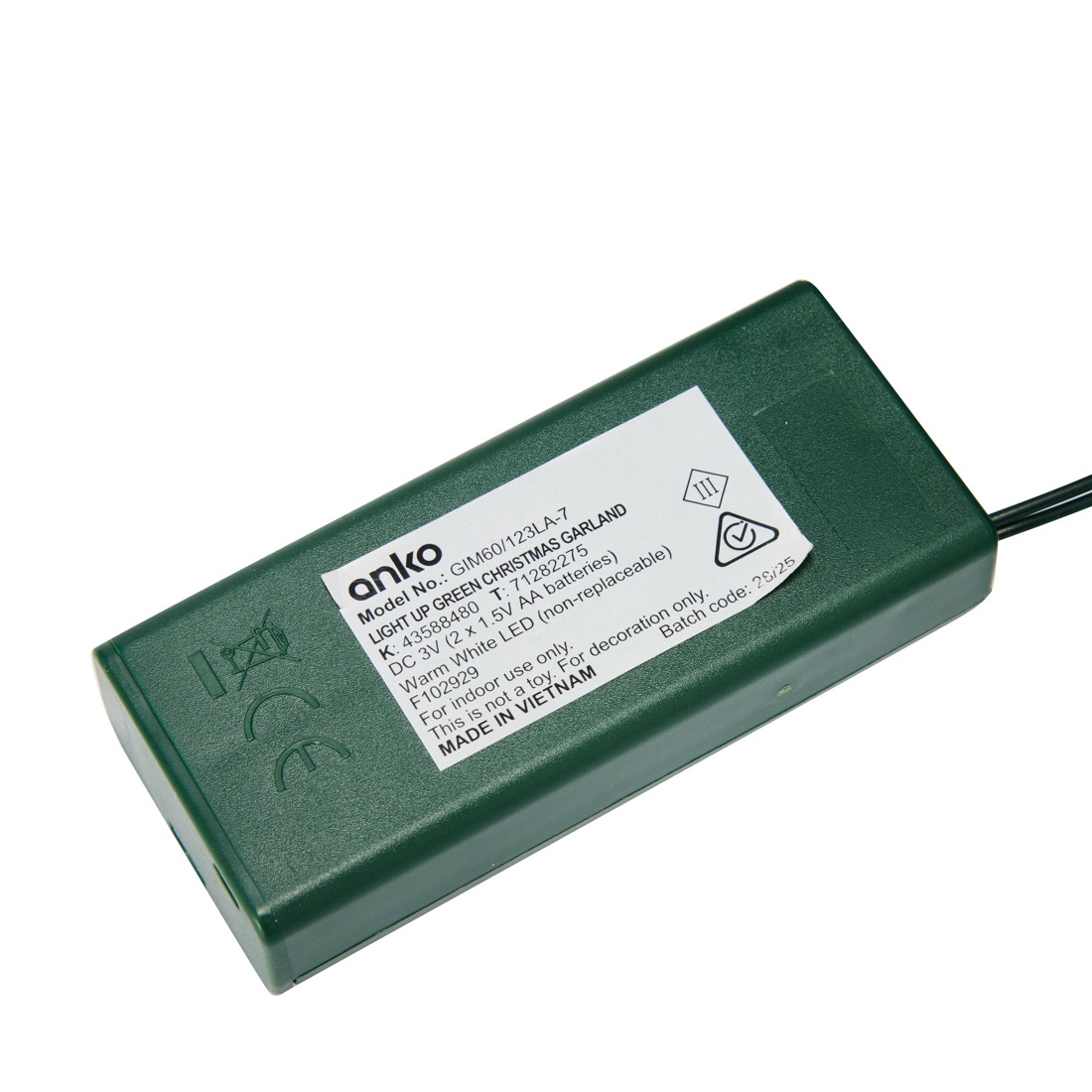 5 Light Up Green Garland, 5 of 7