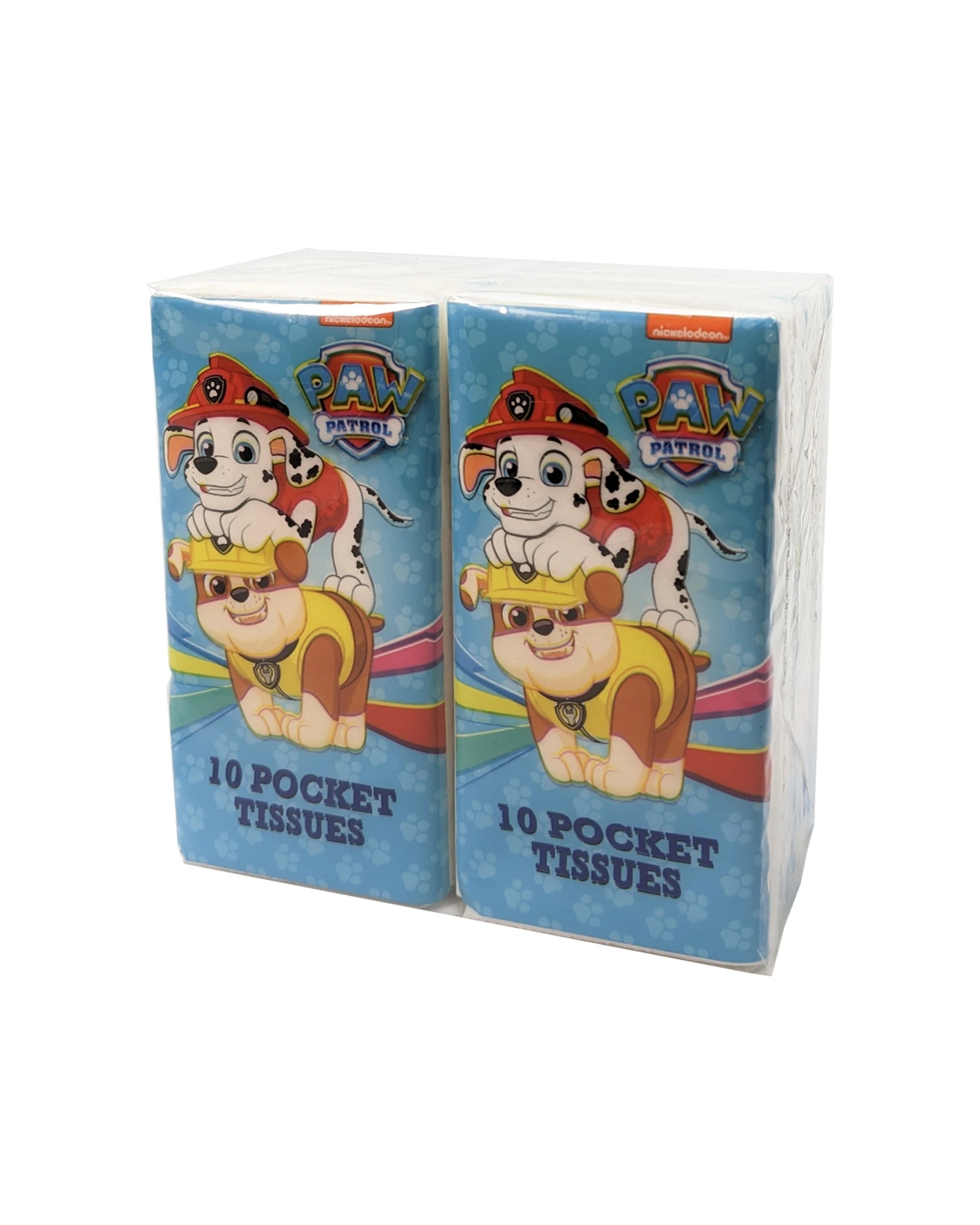 2 Paw Patrol 5x 10pc Kids Pocket Travel Facial Tissues Pack - Multi, 2 of 2
